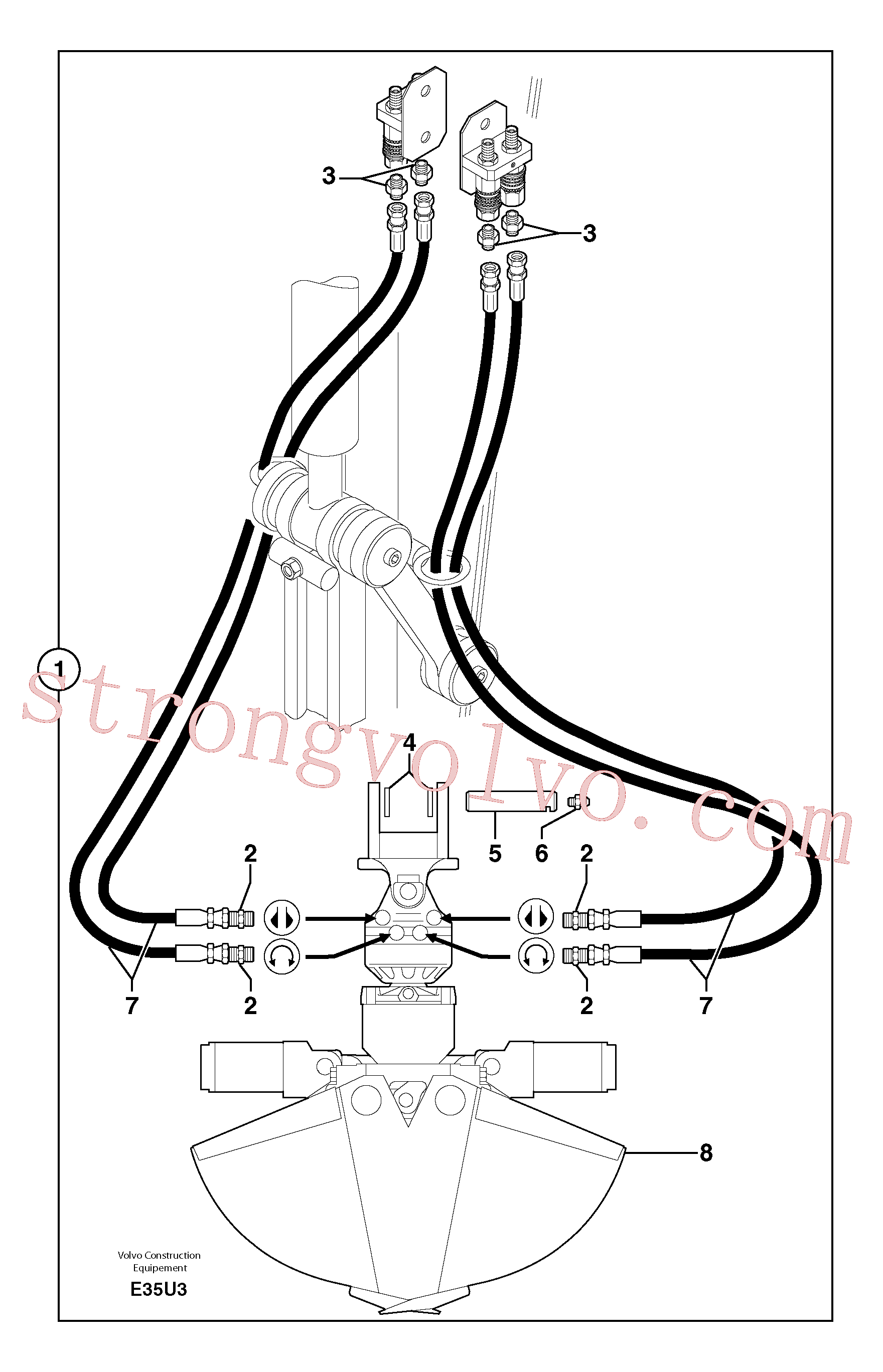 PJ4194107 Volvo(E35U3 Montagem)