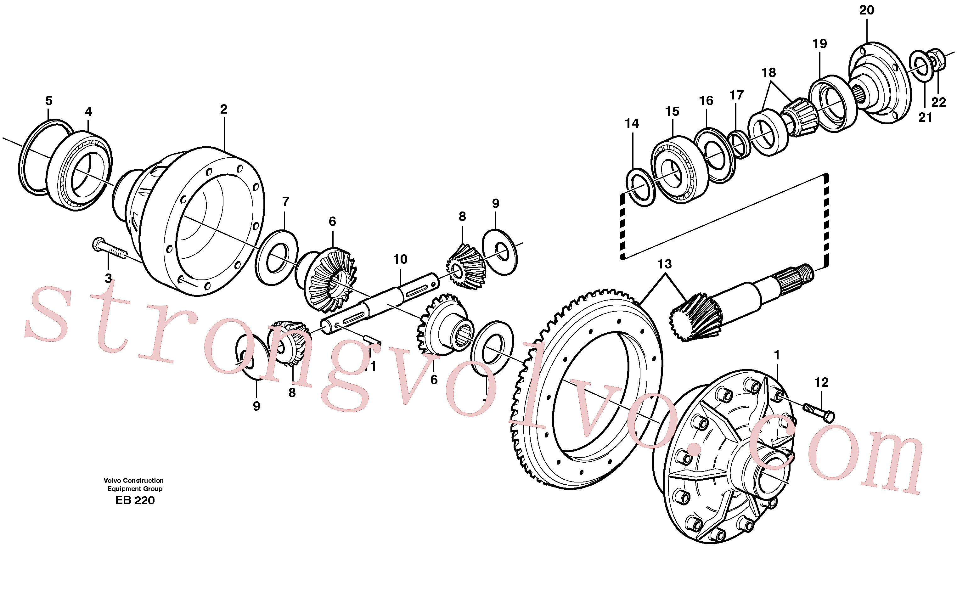VOE17203825 Volvo(EB220 Montagem)