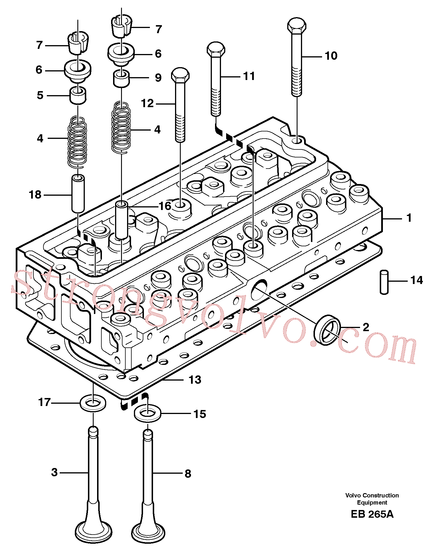 Volvo Montagem VOE11039194 Sensor de temperatura Acessórios