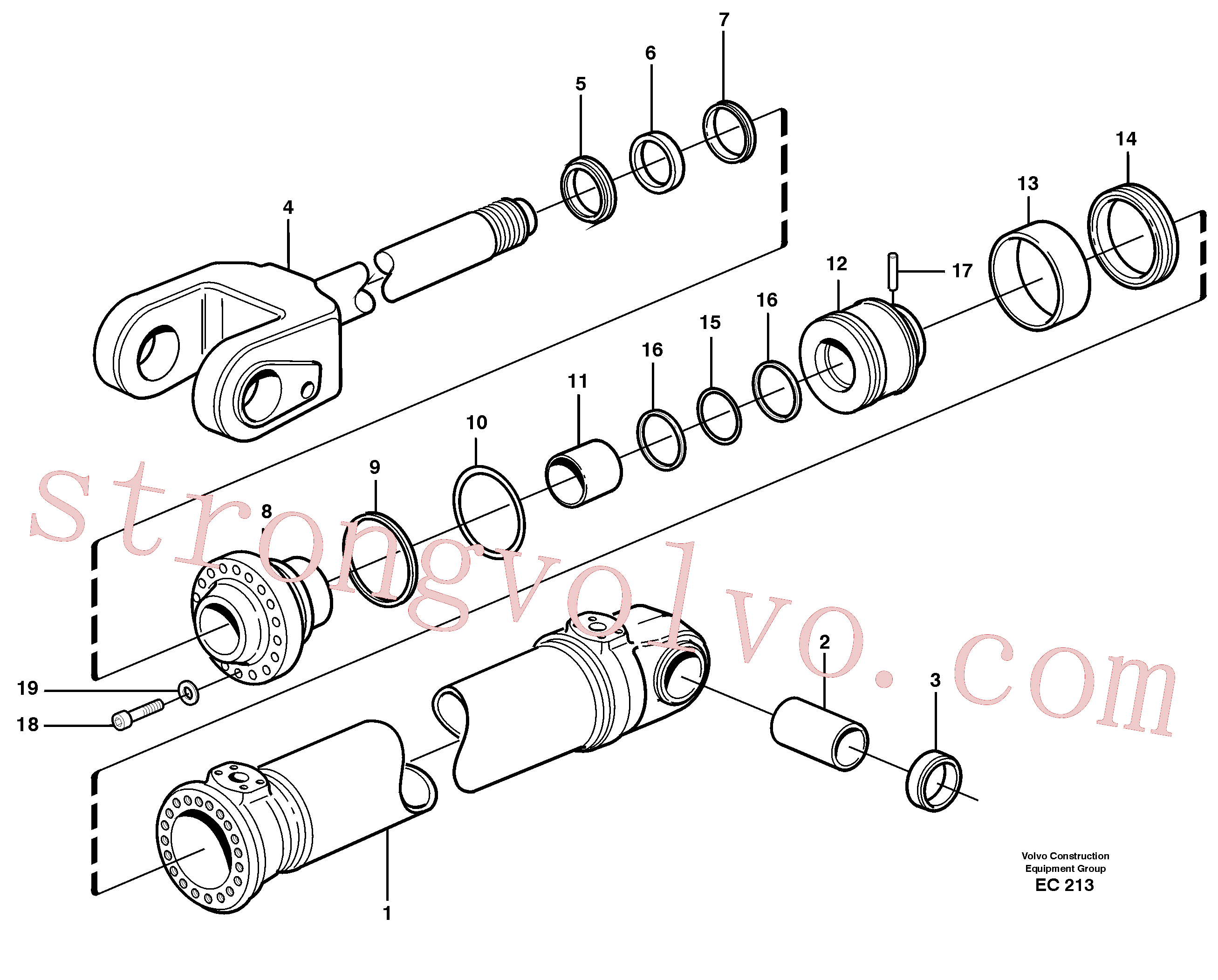 VOE11088180 Volvo(EC213 Montagem)