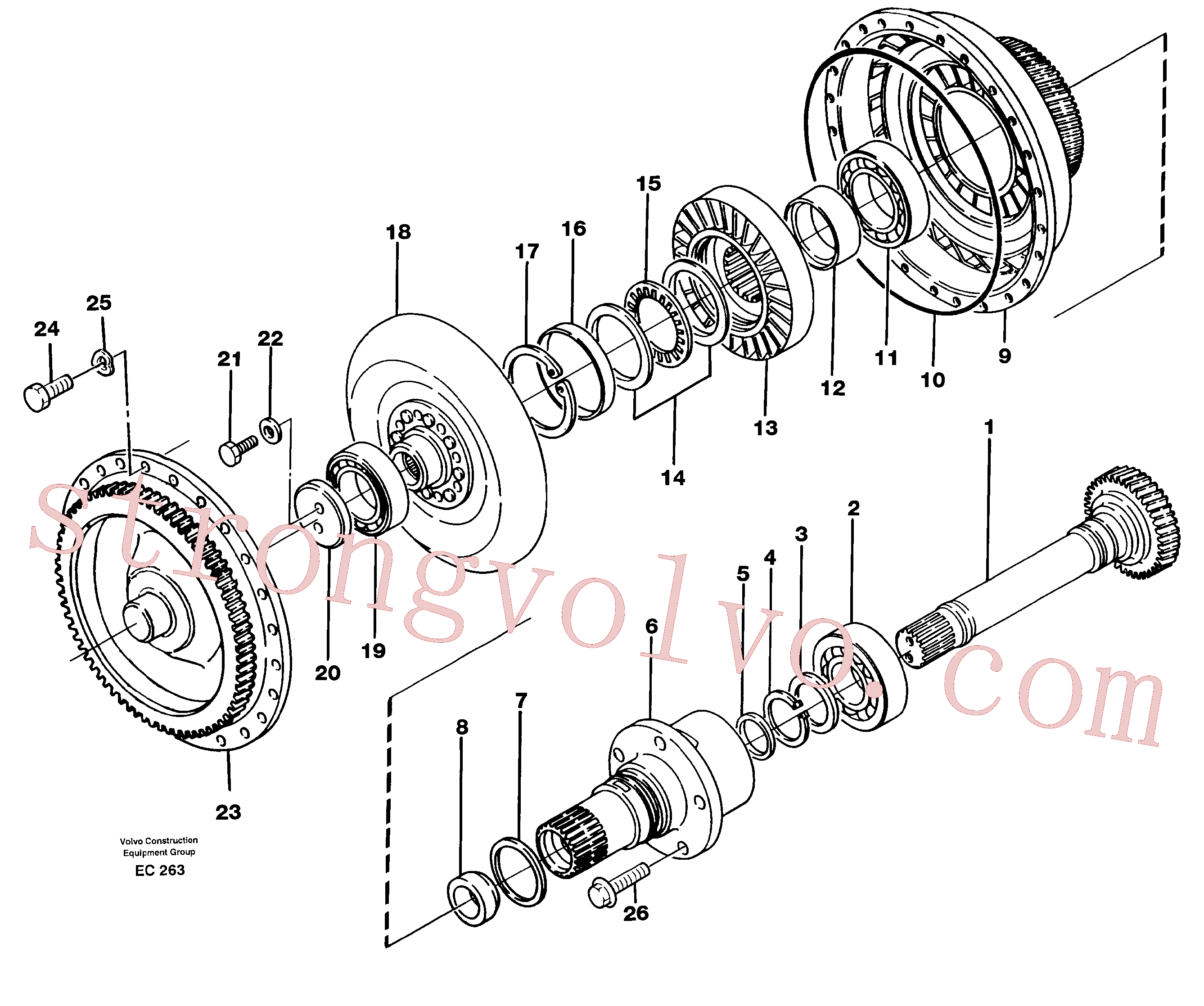 VOE11704796 Capô Inscreva-se para Volvo Acessórios para escavadeira