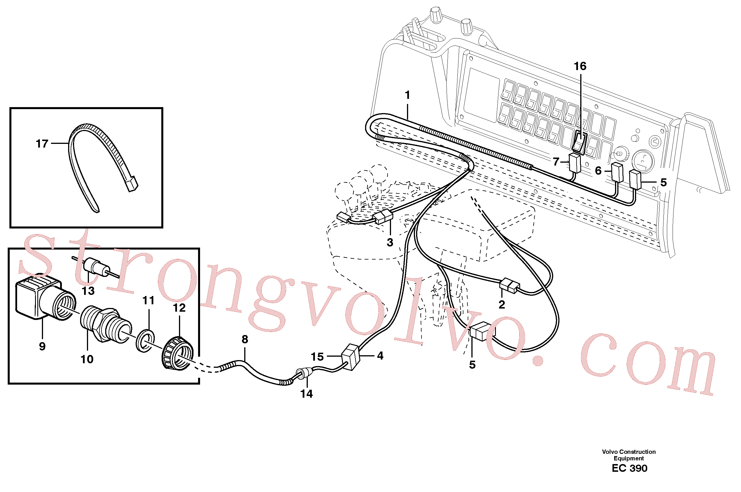 VOE1307049 Volvo(EC390 Montagem)