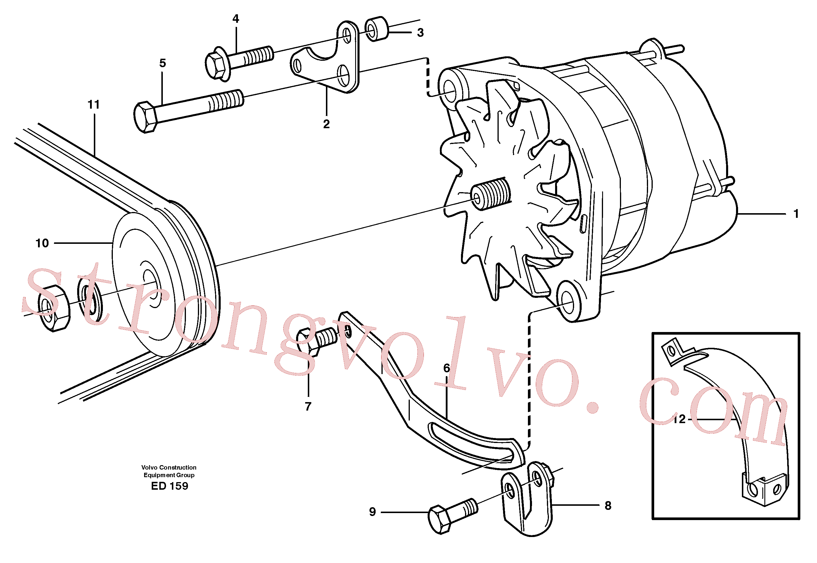 Volvo Montagem VOE13966365 Parafuso flangeado Acessórios