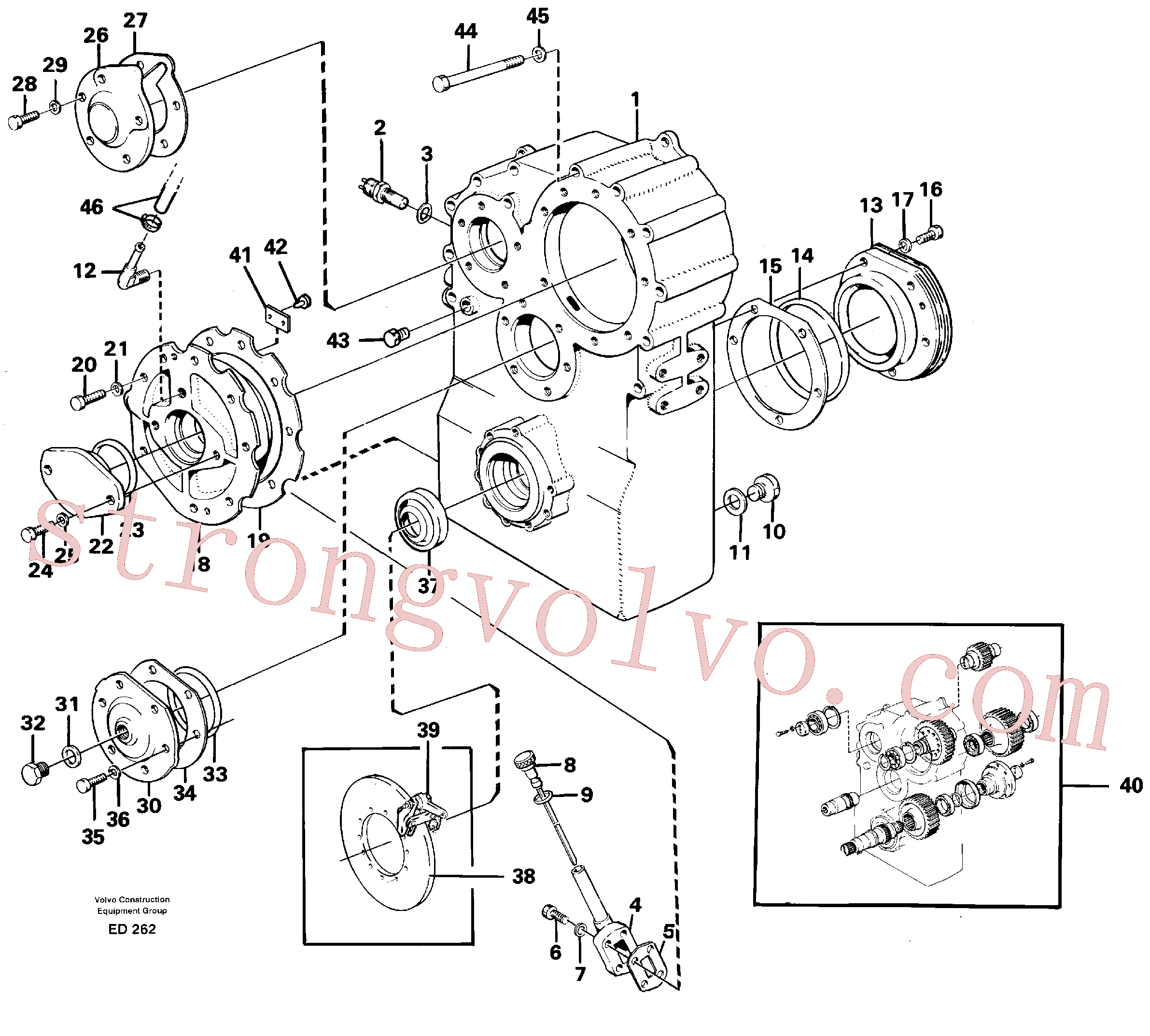 China Made VOE479953 Niple Volvo Acessórios para escavadeira