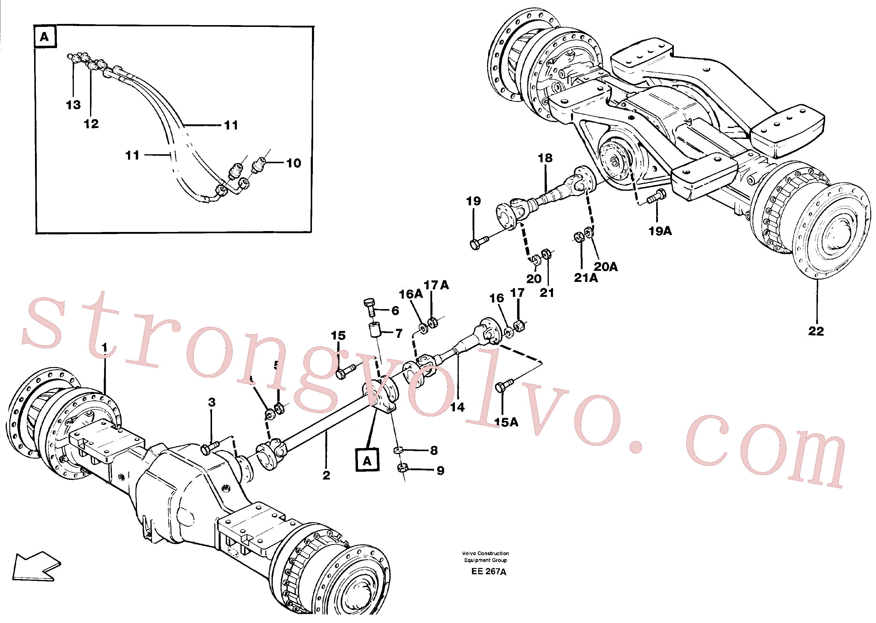 VOE11093241 Volvo Veios propulsores com acessórios(EE267A Montagem)