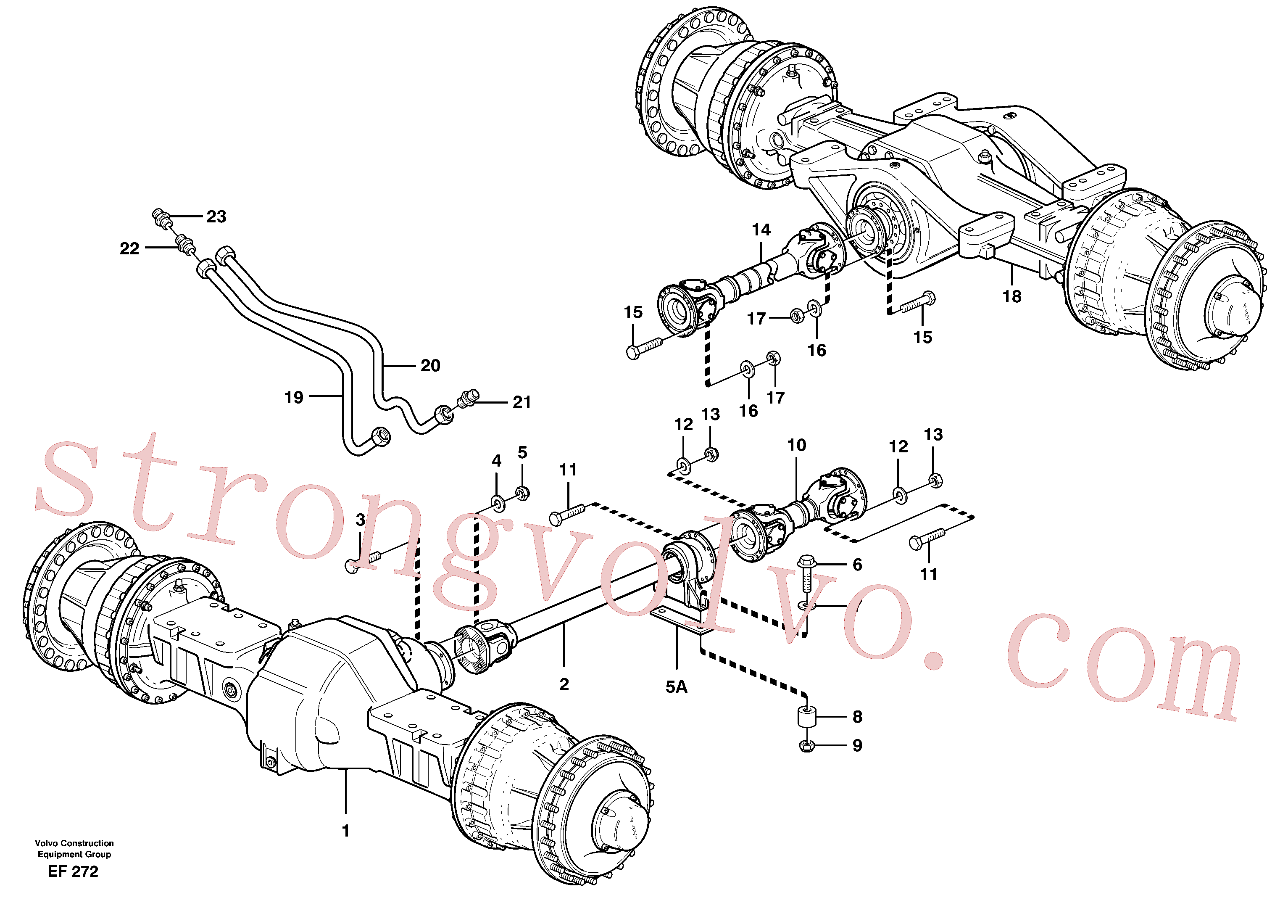 VOE11027493 Volvo Veios propulsores com acessórios(EF272 Montagem)
