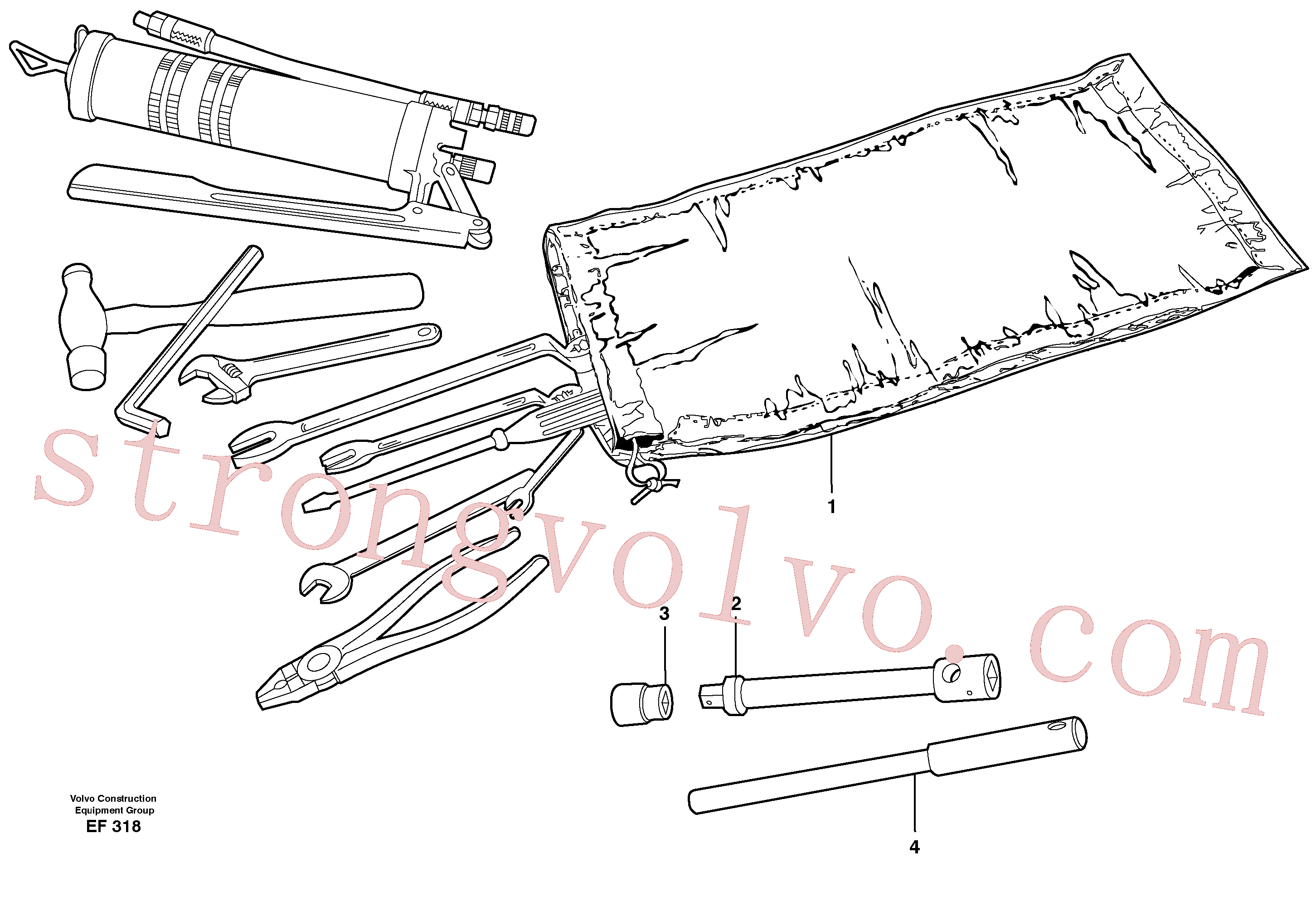 VOE14013338 Volvo Ferramentas(EF318 Montagem)
