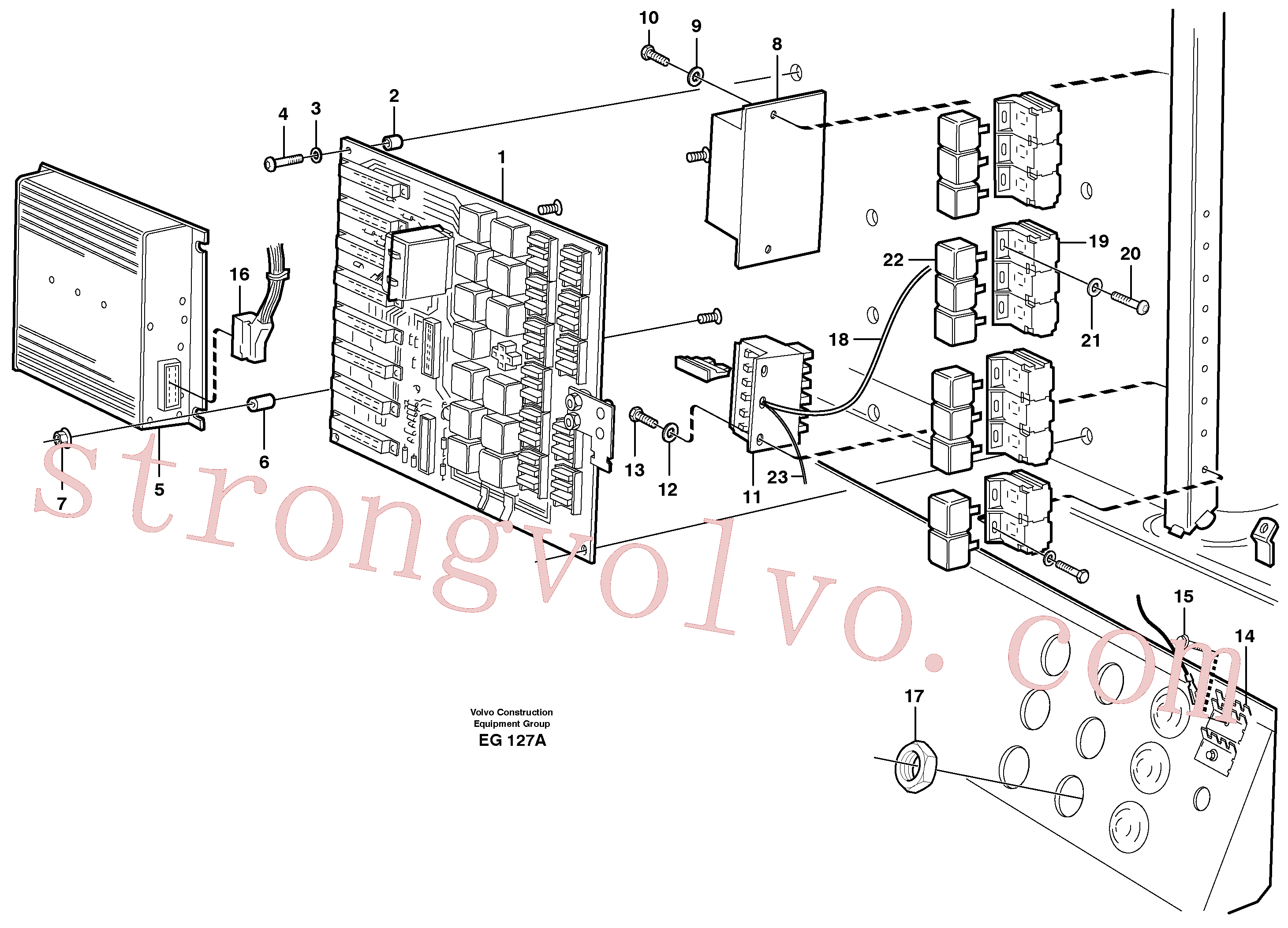 Atacado VOE955226 Paraf soquete sext Volvo escavadeira