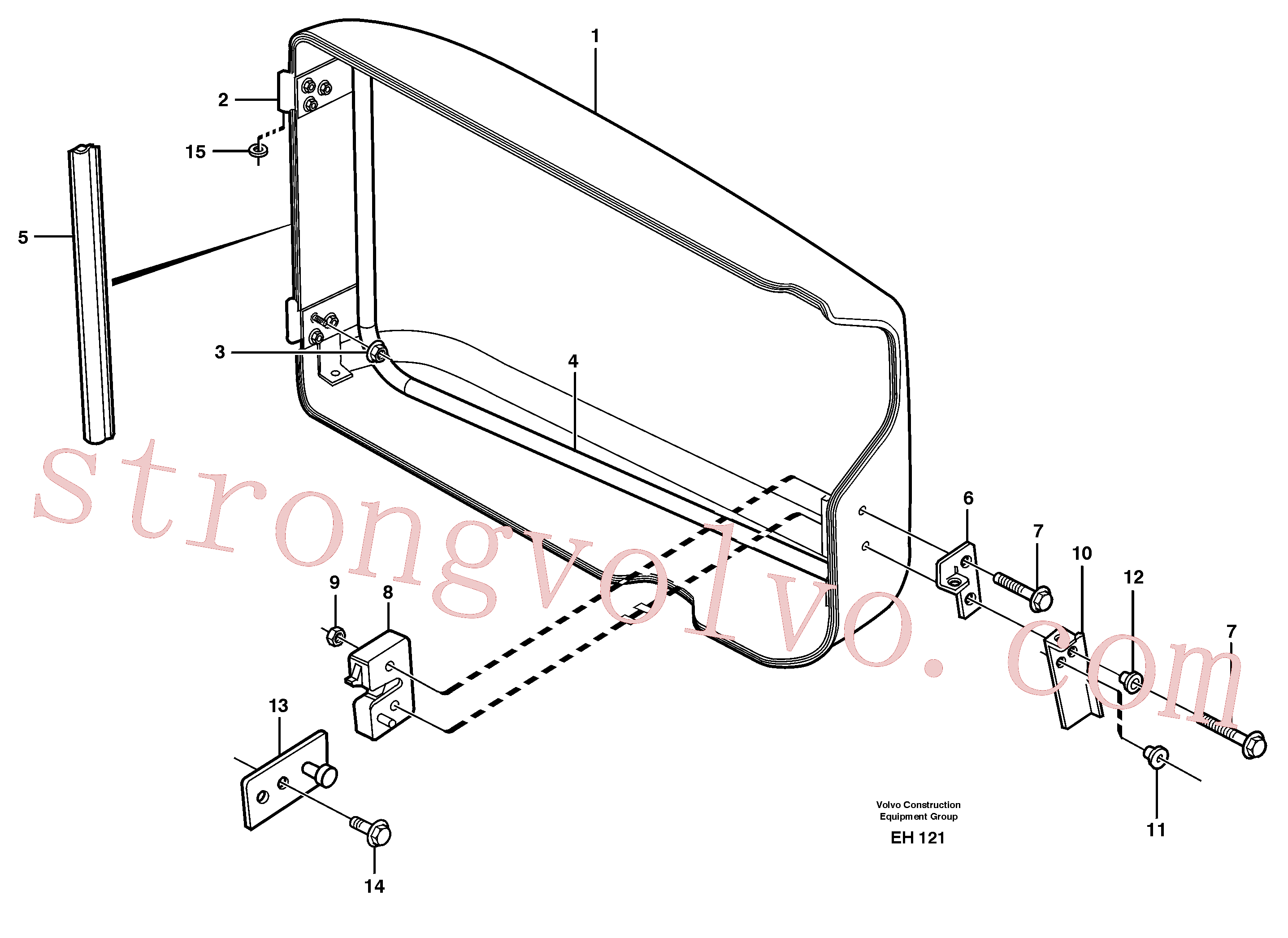 VOE4786676 Volvo Tampa de filtro(EH121 Montagem)