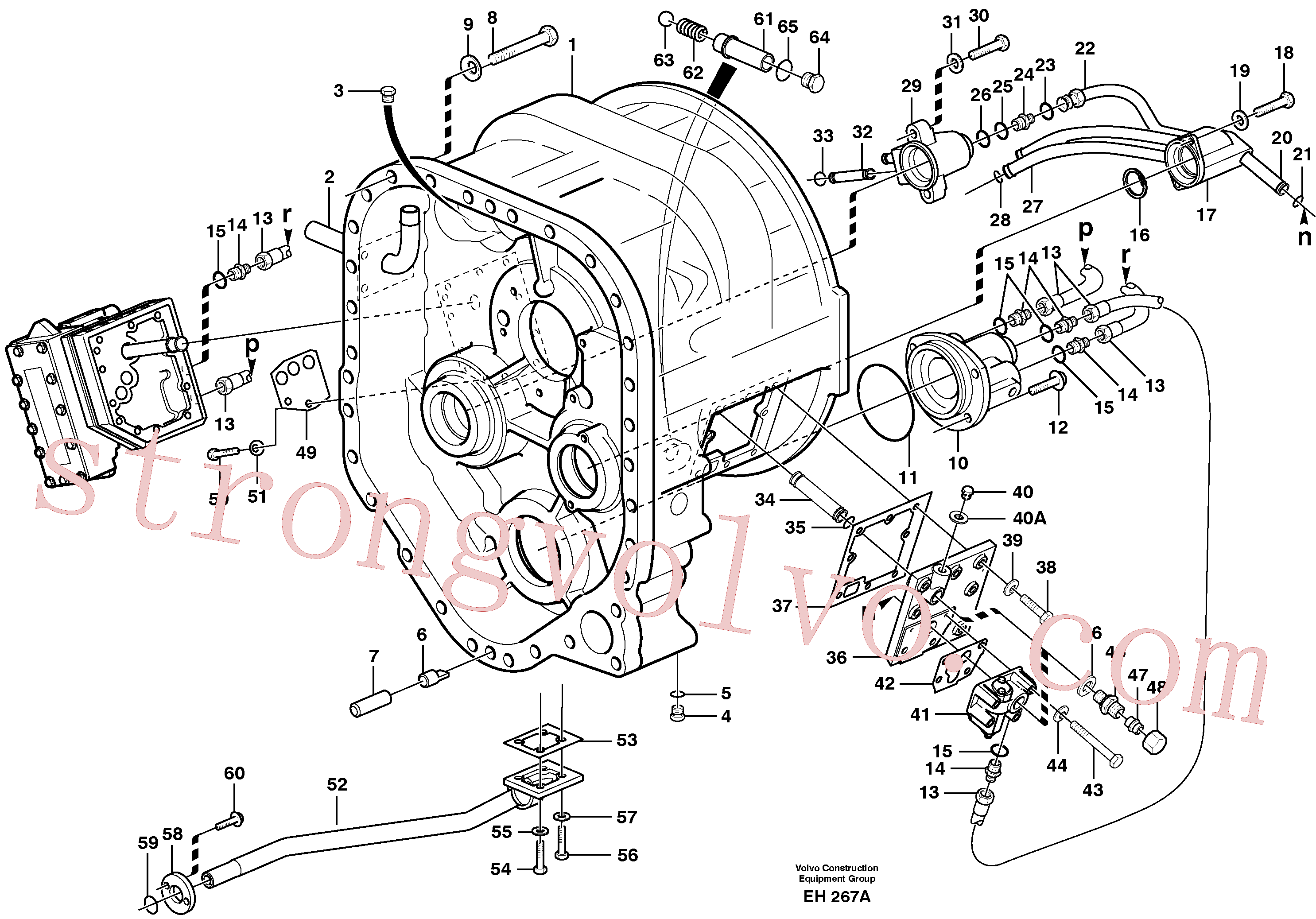 Volvo Montagem VOE955359 Parafuso sextavado Acessórios