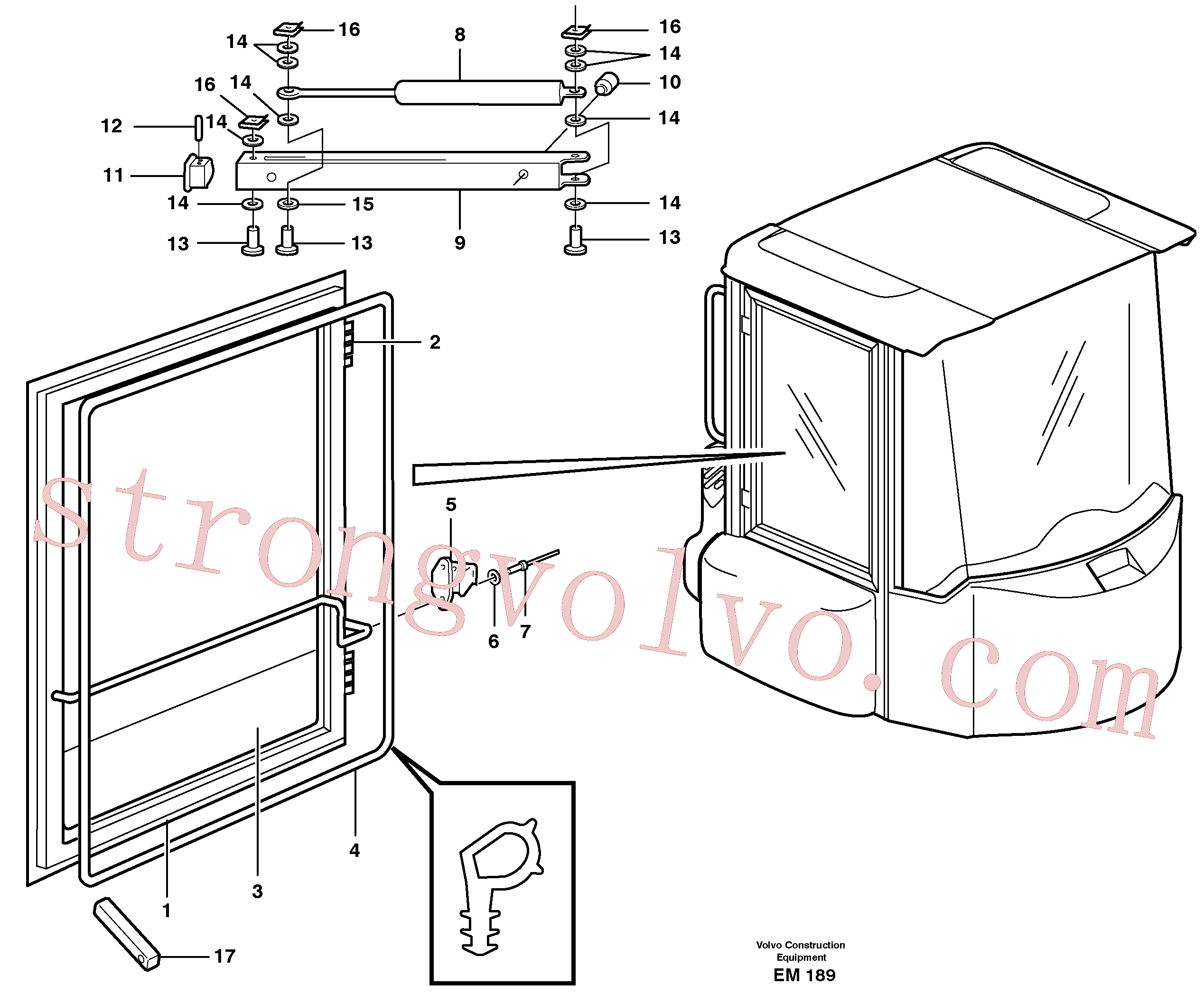 VOE947757 Volvo Janelas(EM189 Montagem)