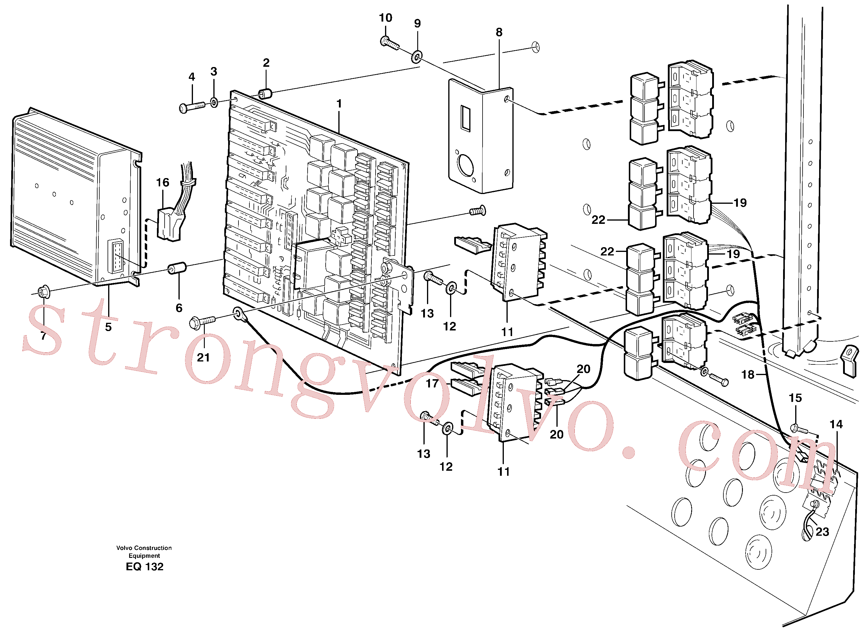VOE946501 Volvo Caixa de derivação eléctrica(EQ132 Montagem)