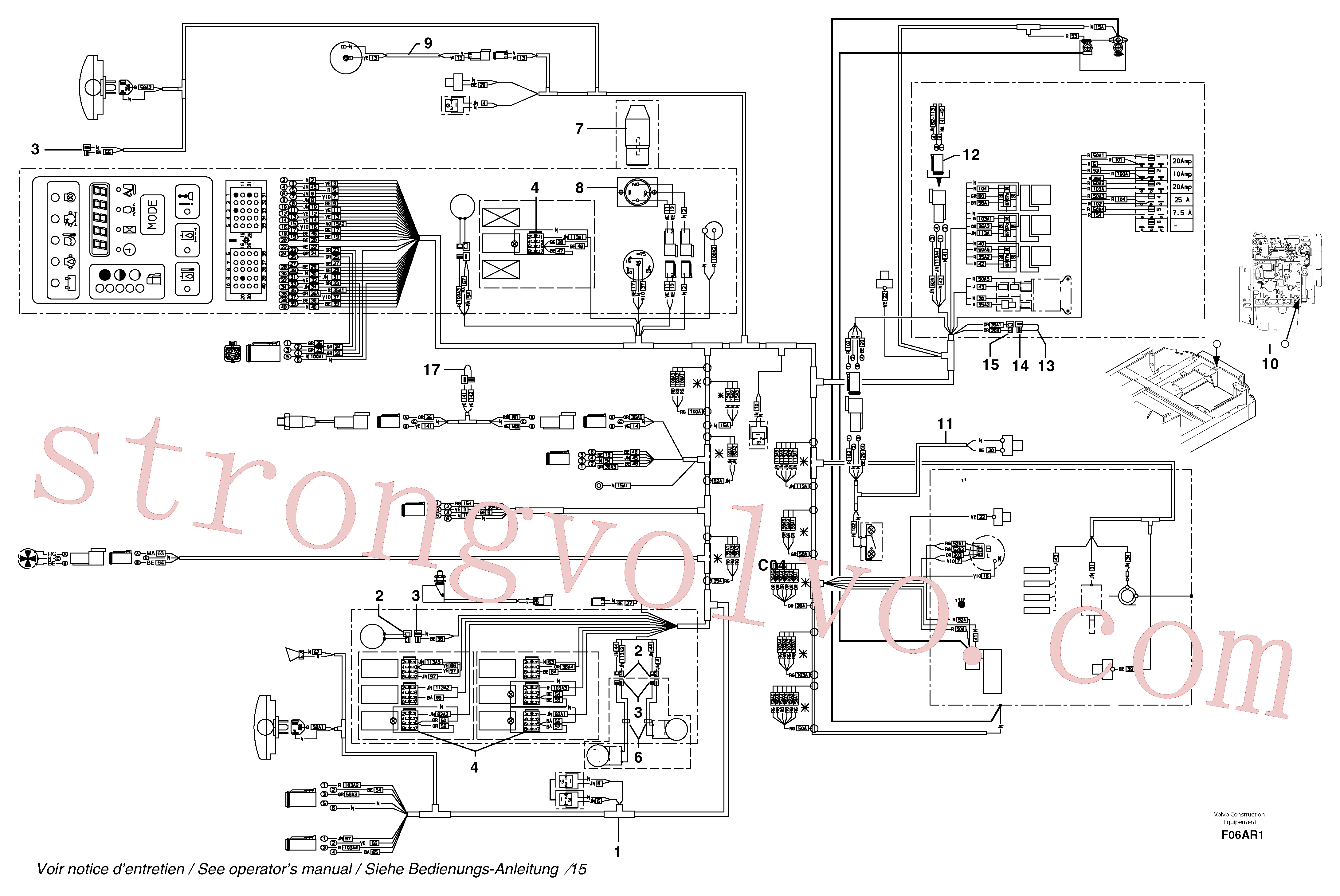 Volvo Montagem PJ5080013 Plug connector Acessórios