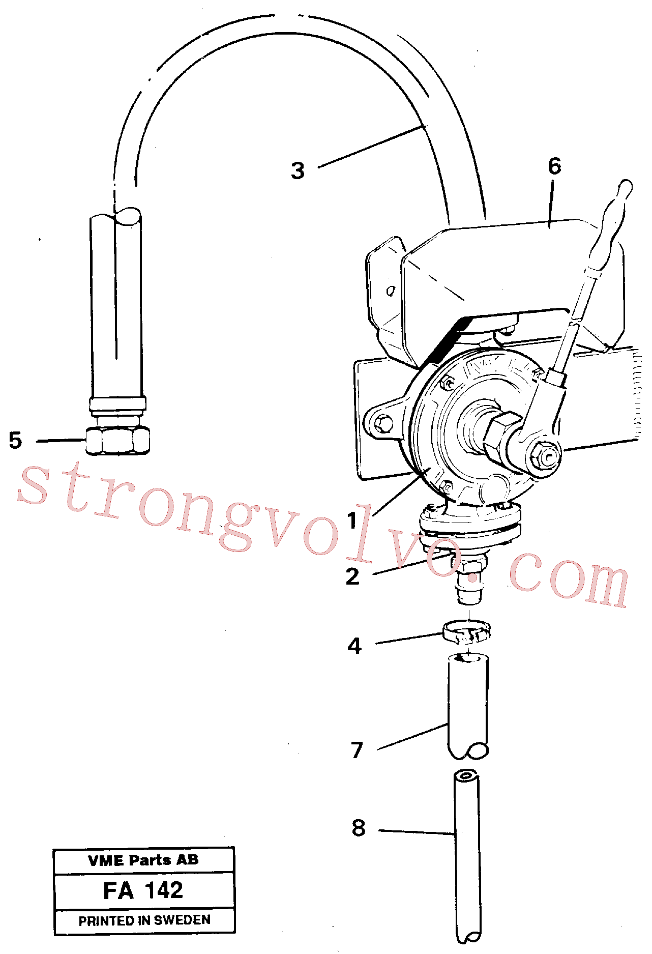 VOE14043541 Volvo Bomba manual(FA142 Montagem)