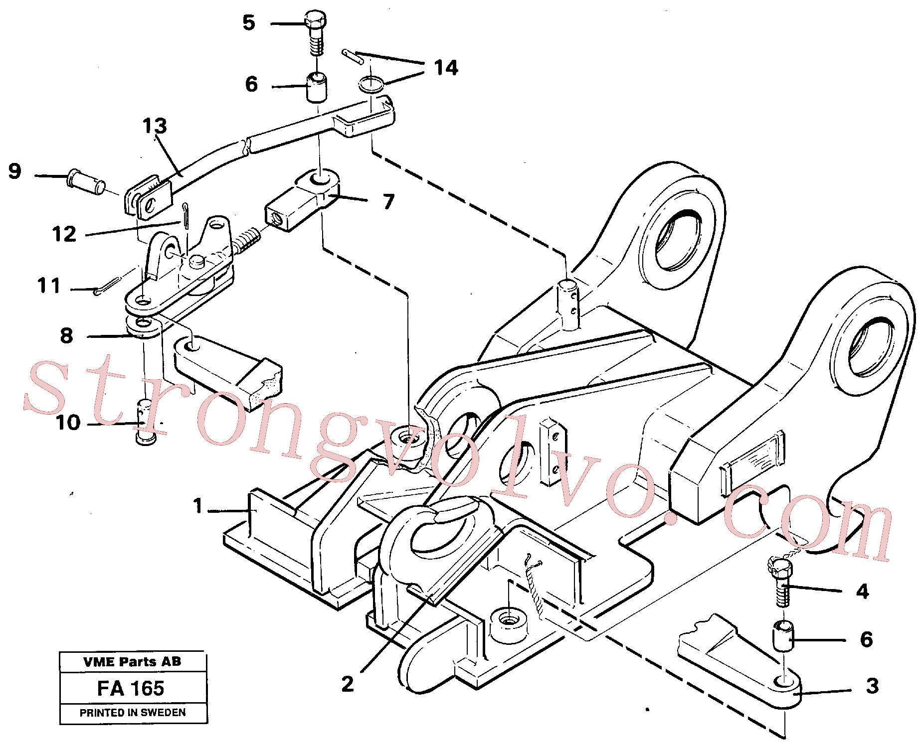 VOE14213570 Jogo de reparo Volvo escavadeira