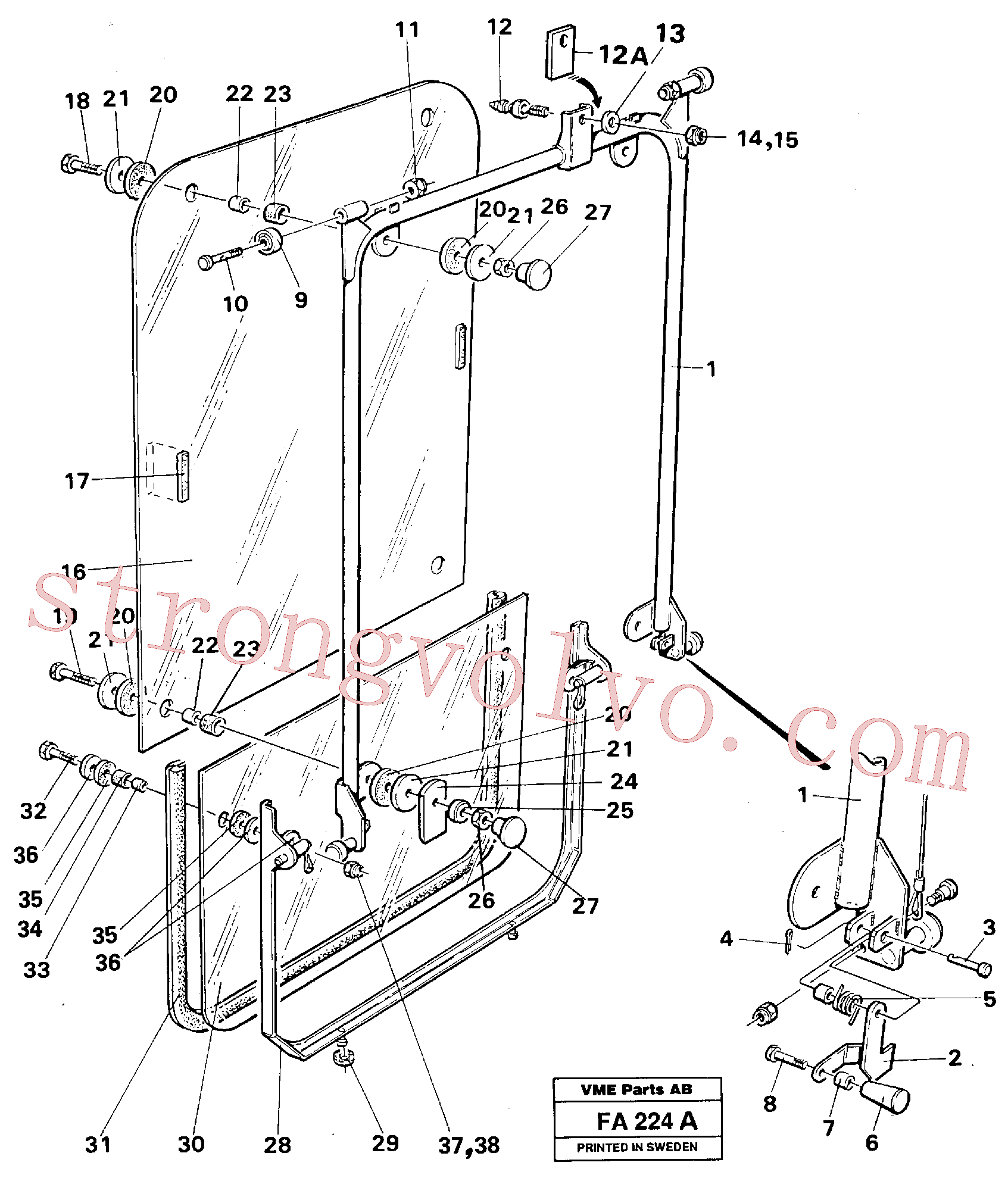 Atacado VOE14214474 Tampa Volvo escavadeira
