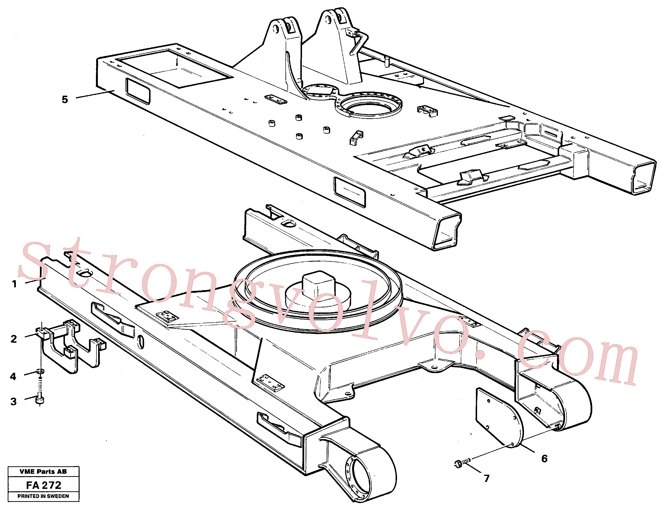 VOE14260235 Volvo Substrutura(FA272 Montagem)