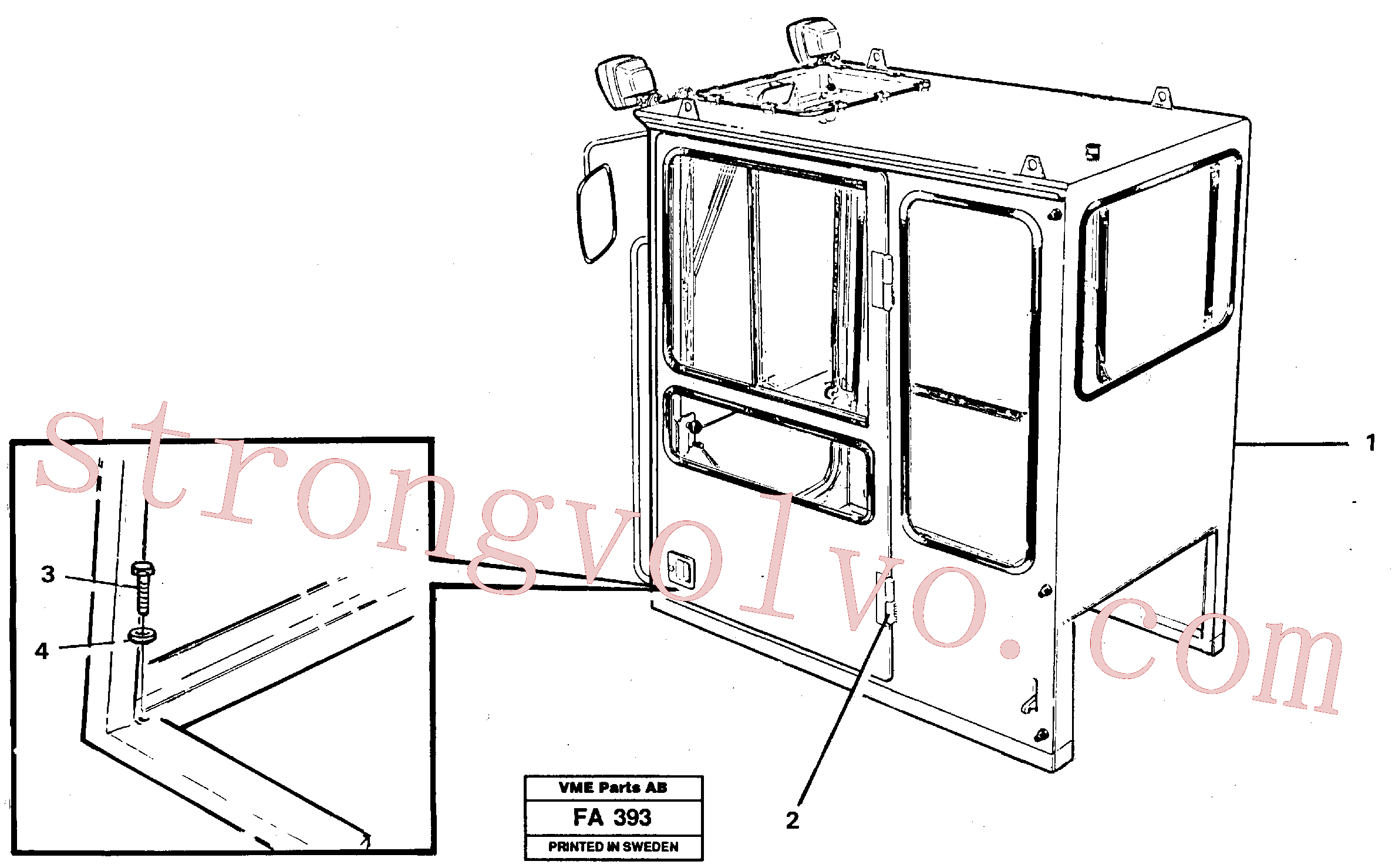 Atacado VOE11055607 Arruela, Arruela simples Volvo escavadeira