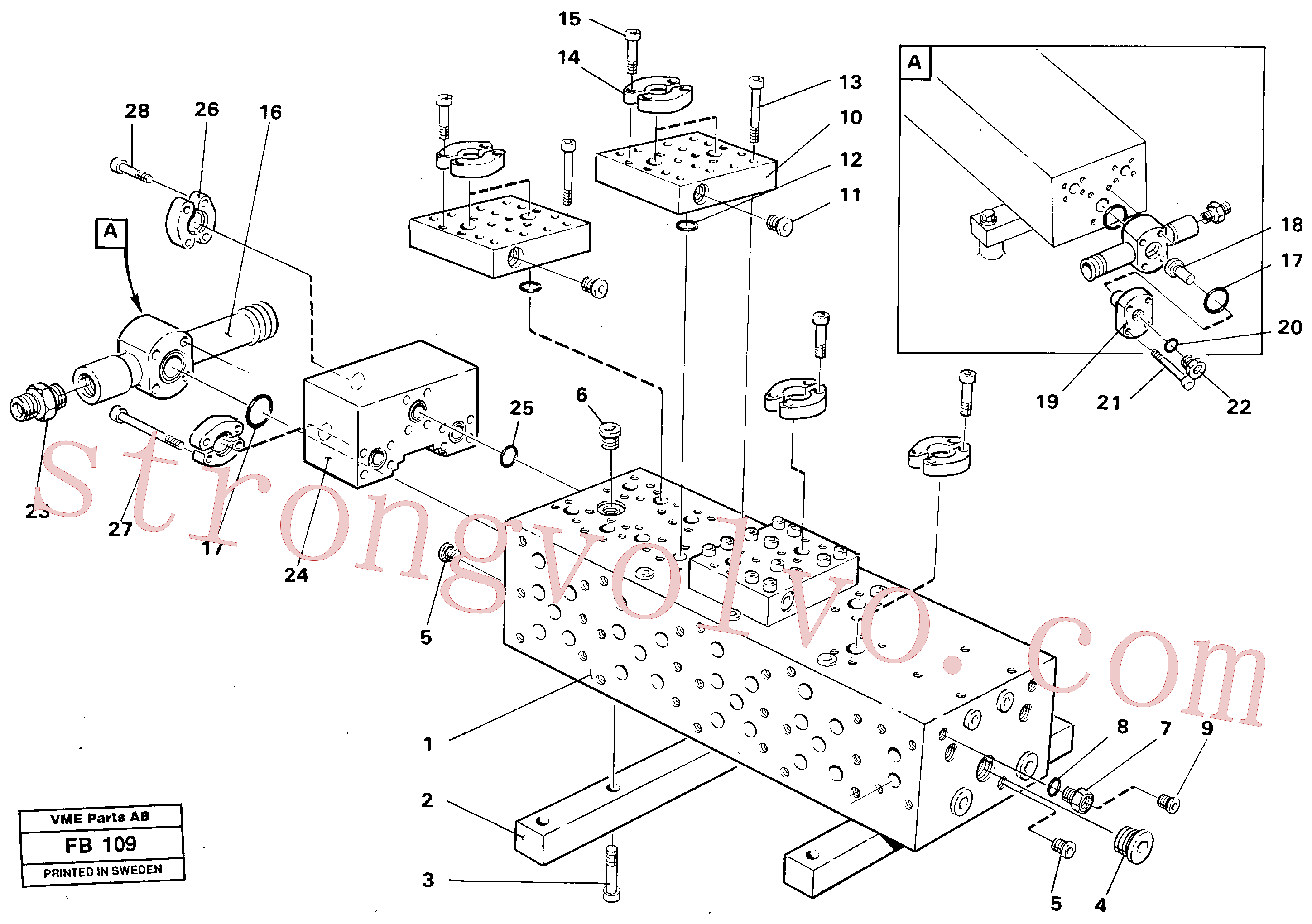 China Made VOE14262093 Chapa Volvo Acessórios para escavadeira