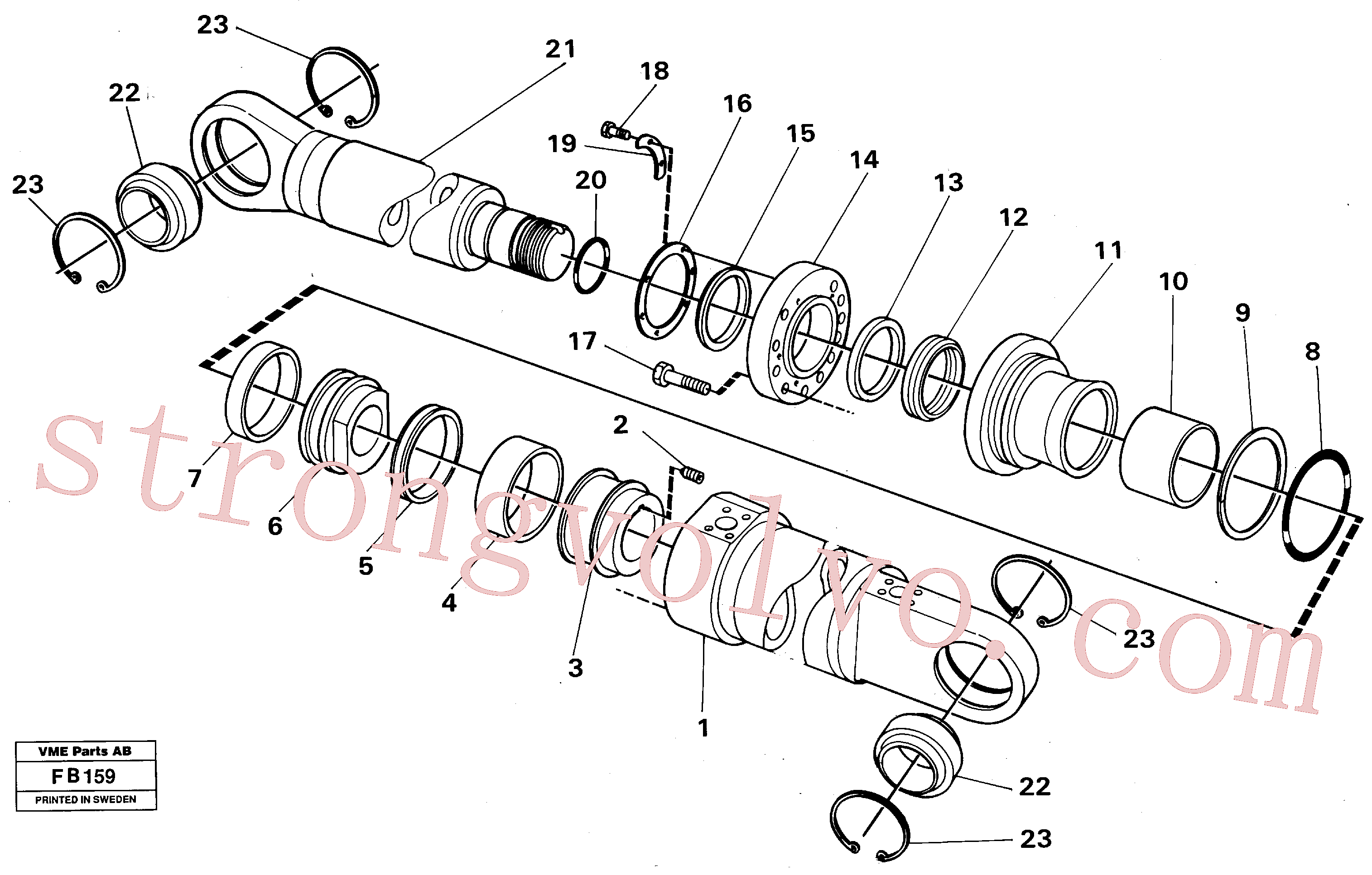 Volvo Acessórios para escavadeira VOE14346147 Pistão Acessórios