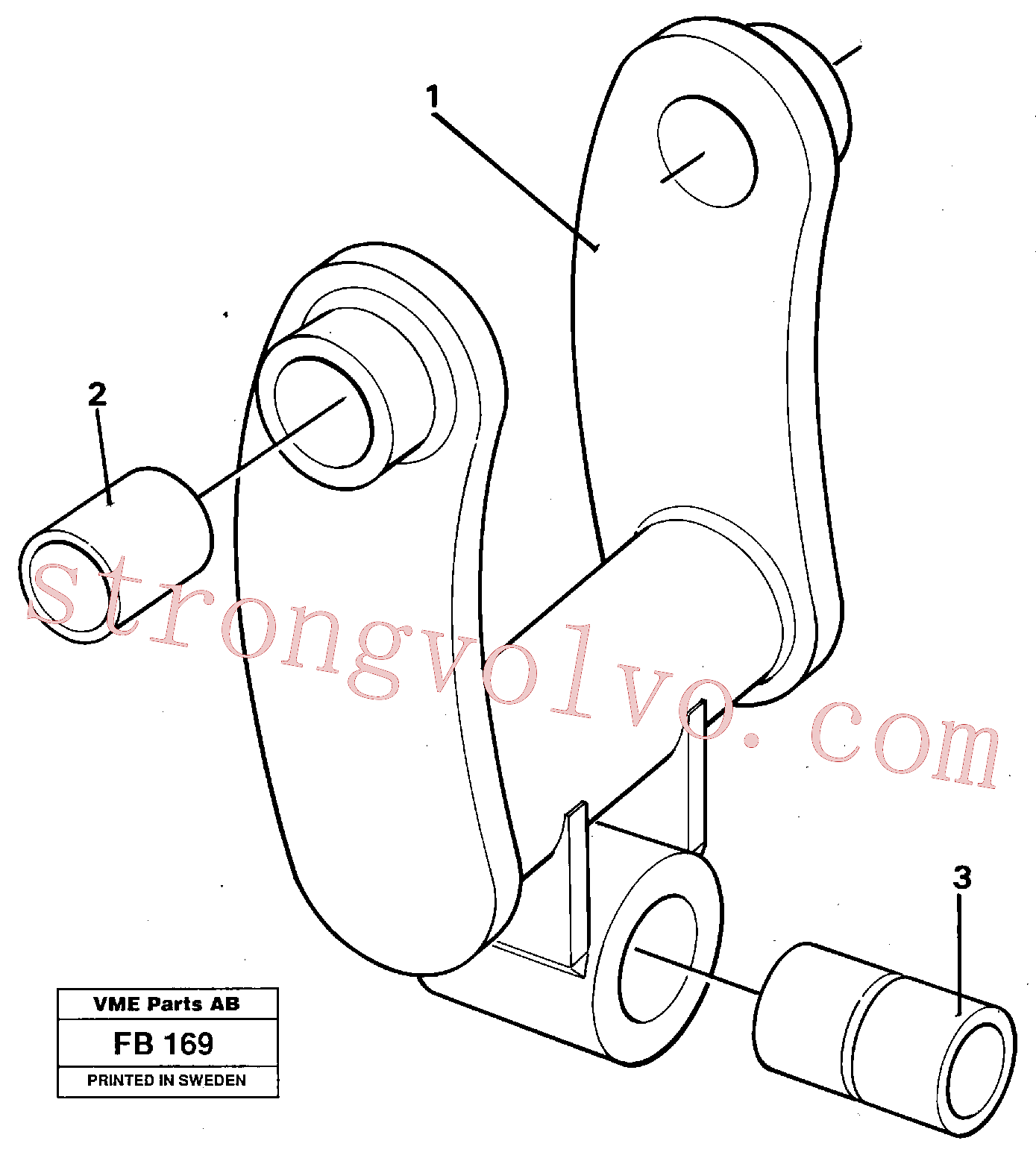 China Made VOE5512 Bushing Volvo Acessórios para escavadeira