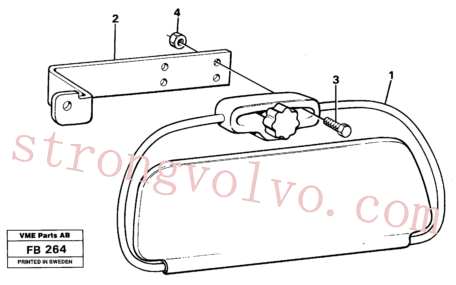 Atacado VOE14213488 Para-sol Volvo escavadeira