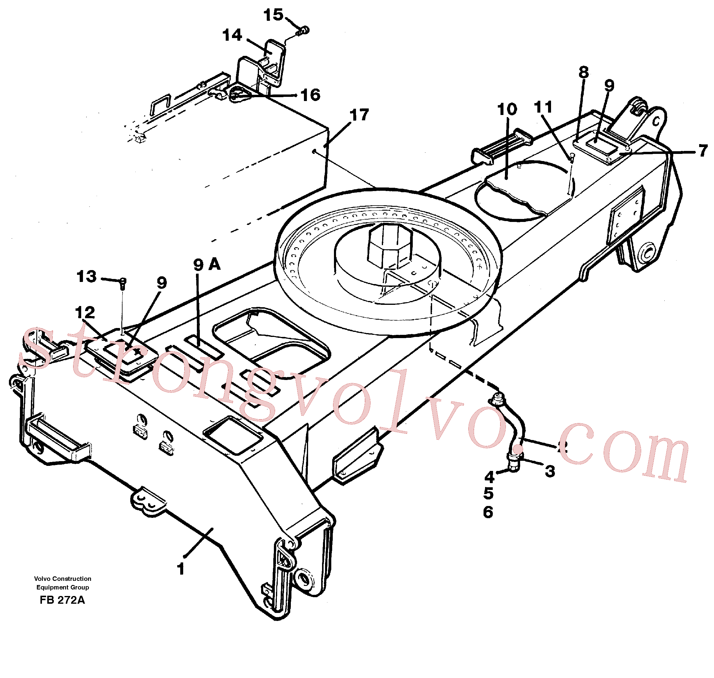 VOE14252353 Volvo Substrutura(FB272A Montagem)