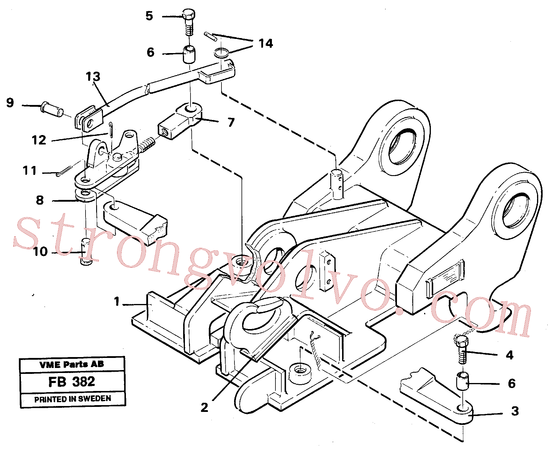 VOE14213570 Volvo Quickfit, mecânico(FB382 Montagem)