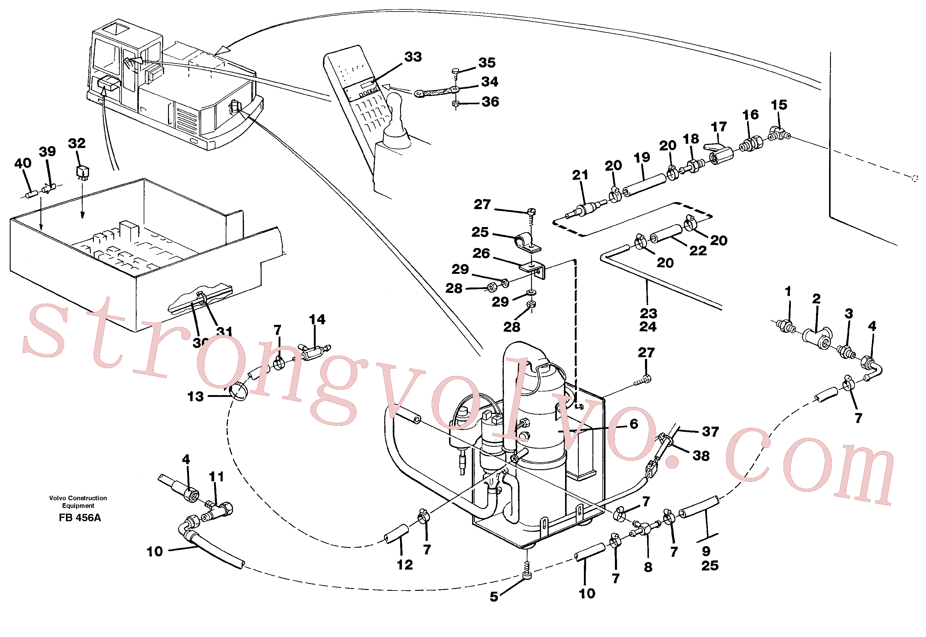 Volvo Acessórios para escavadeira VOE14212575 T-connection Acessórios