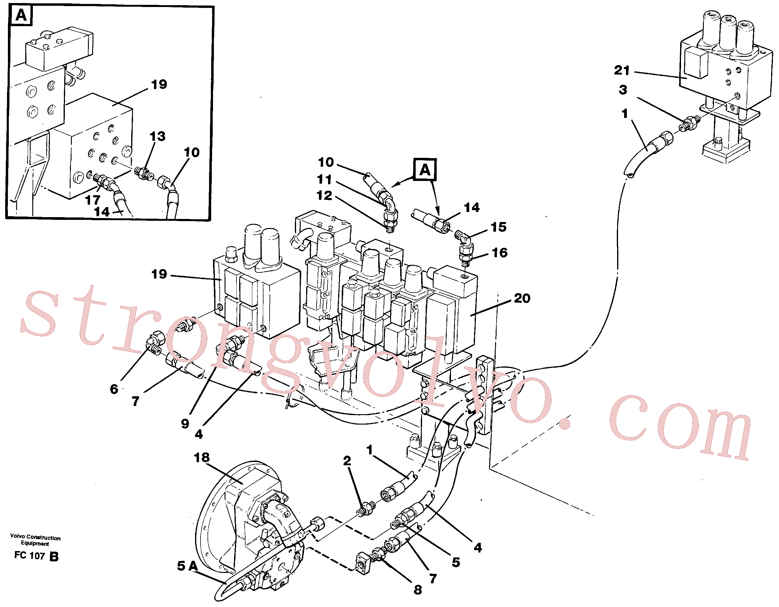 Volvo Montagem VOE14264197 Tubo Acessórios