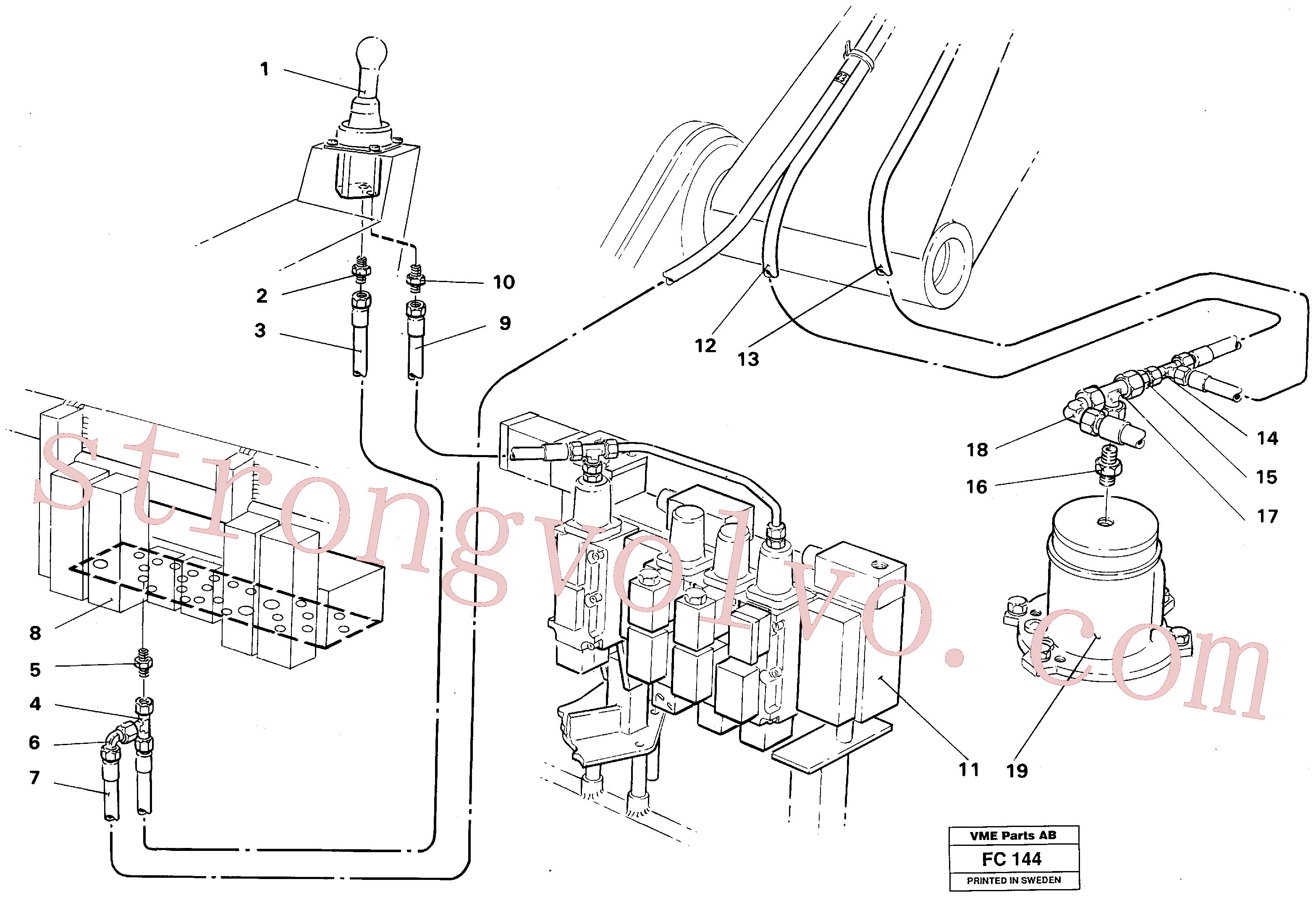 Volvo Acessórios para escavadeira VOE14213275 Niple Acessórios