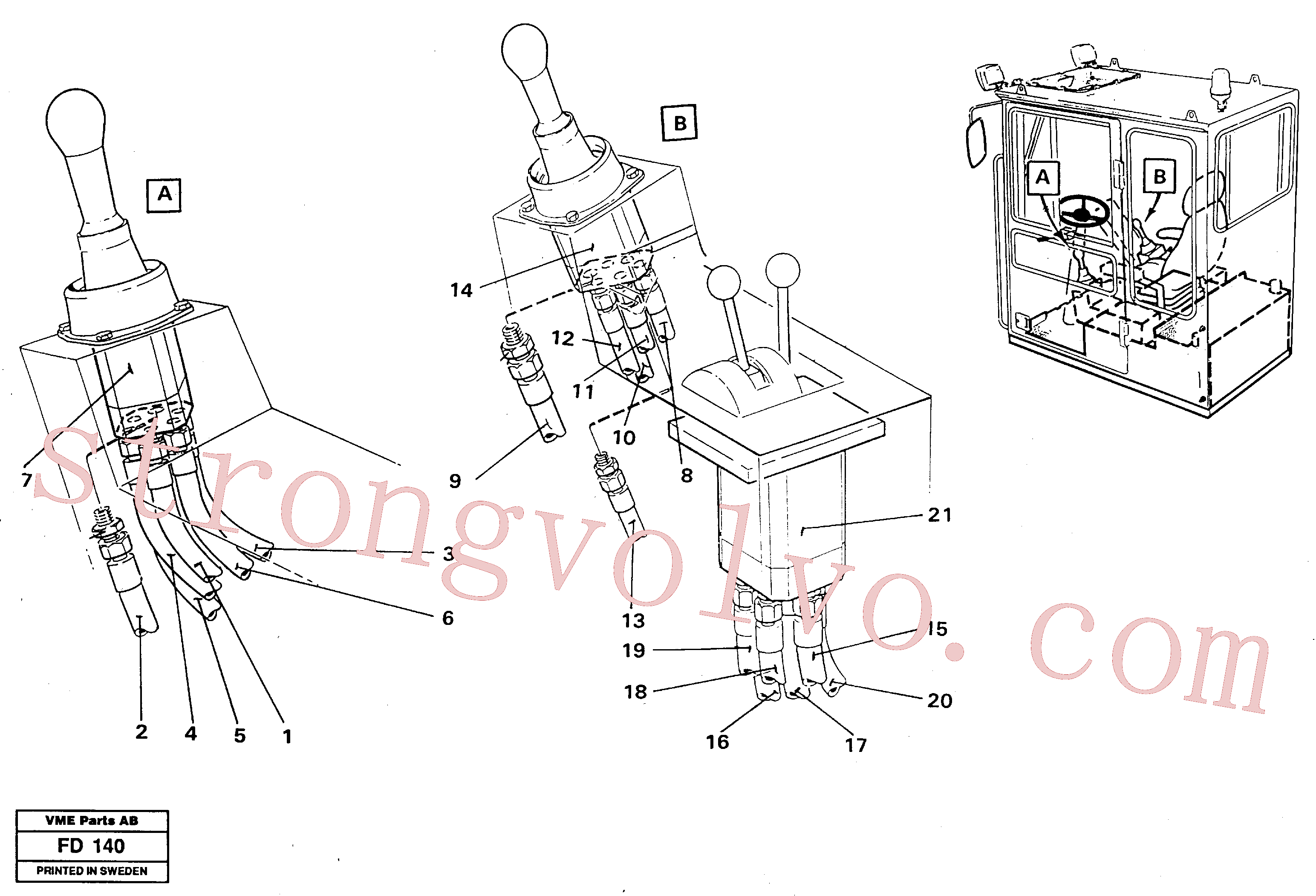 VOE14213133 Cinta indicadora Inscreva-se para Volvo Acessórios para escavadeira
