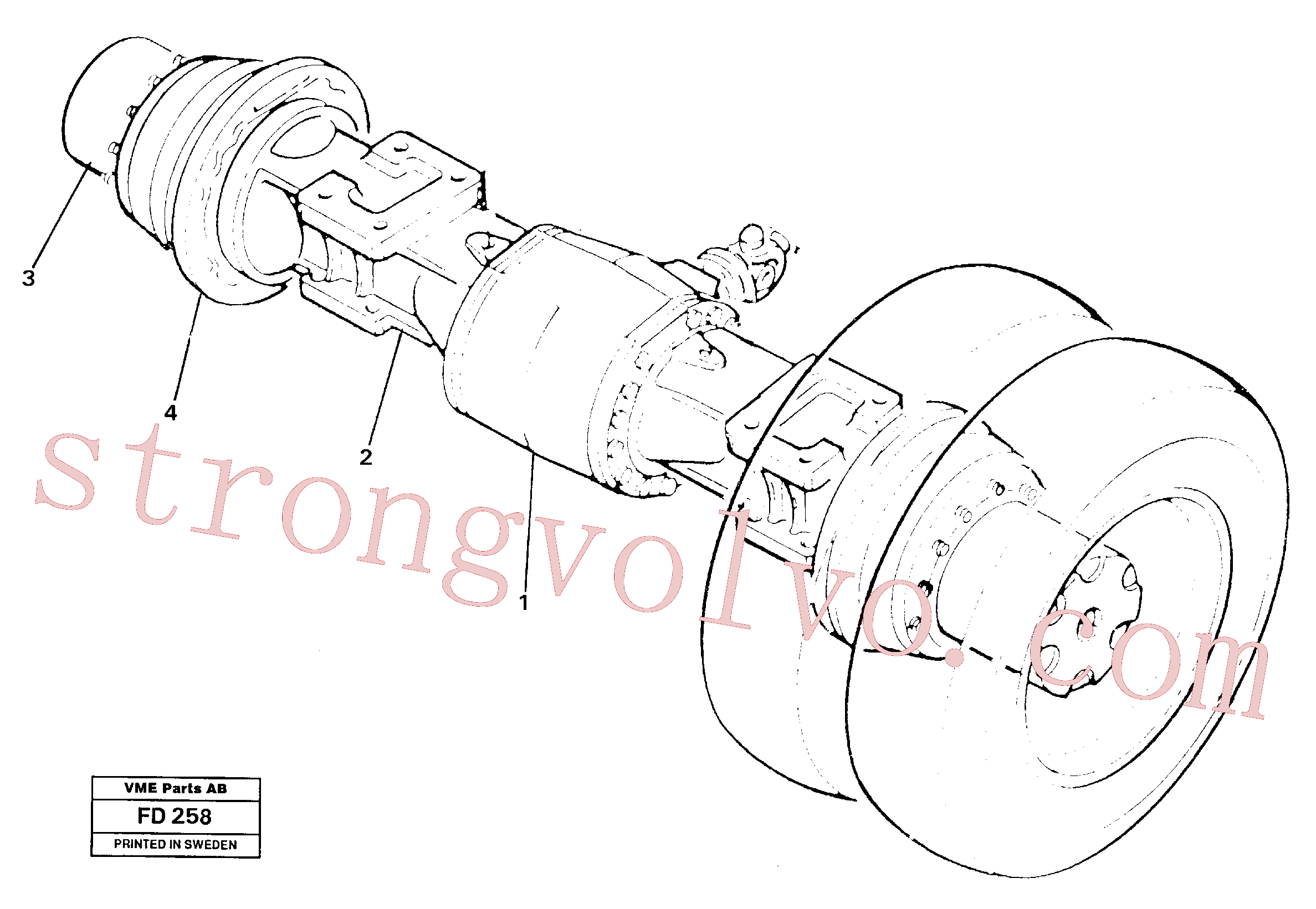 VOE14216058 Volvo(FD258 Montagem)