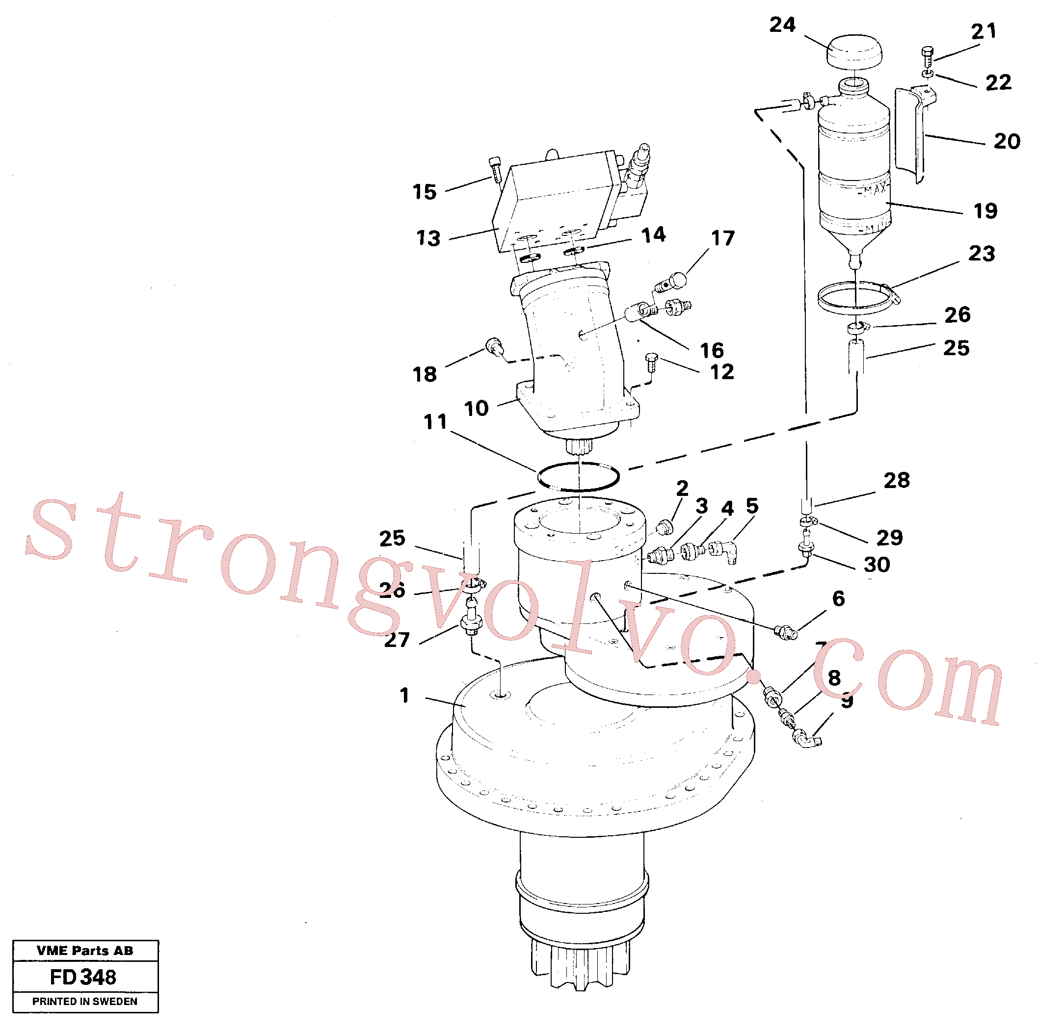 Volvo Montagem VOE14049517 Rstr Coupling Acessórios