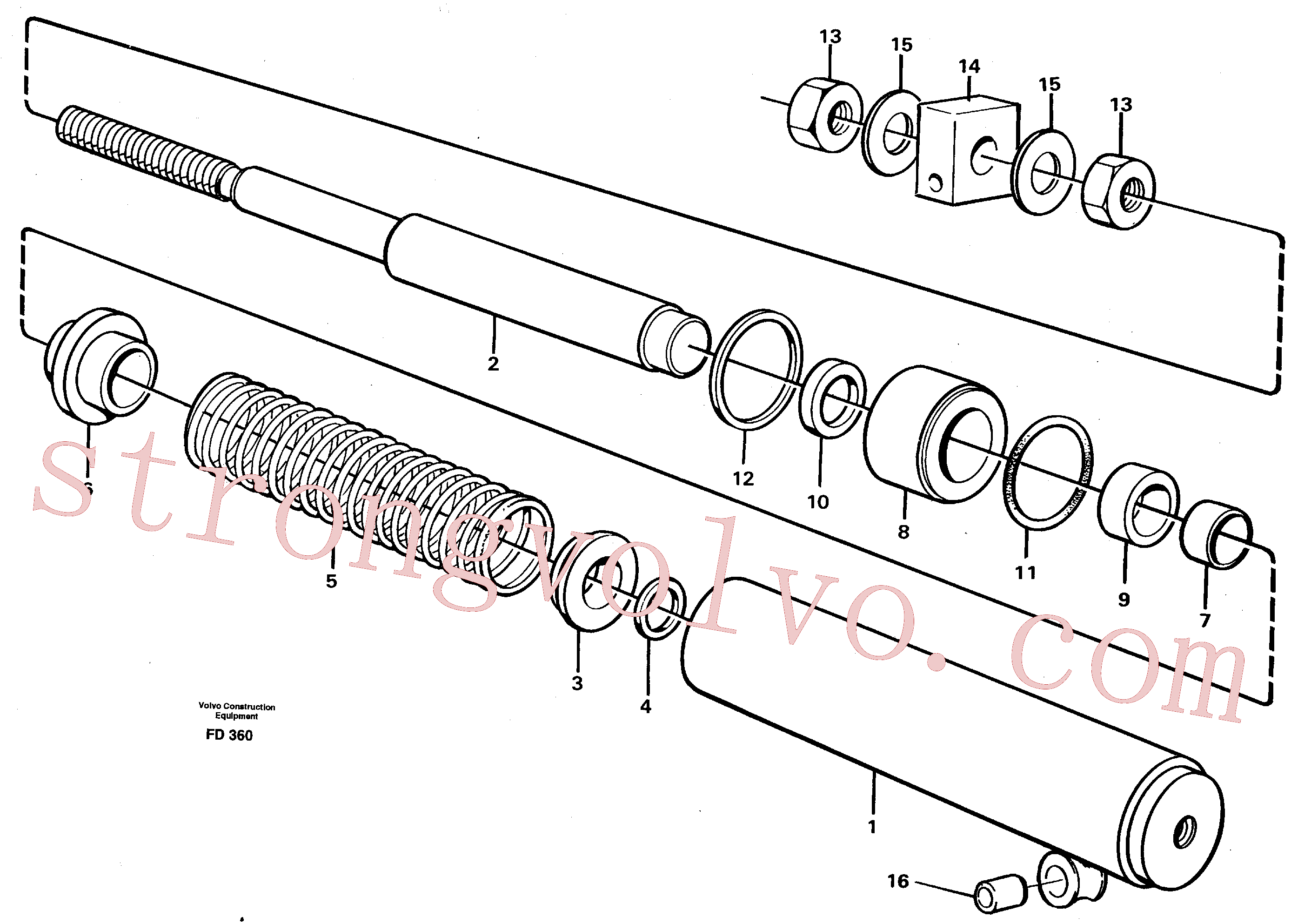 Volvo VOE14211433 Retentor biela Volvo Acessórios para escavadeira