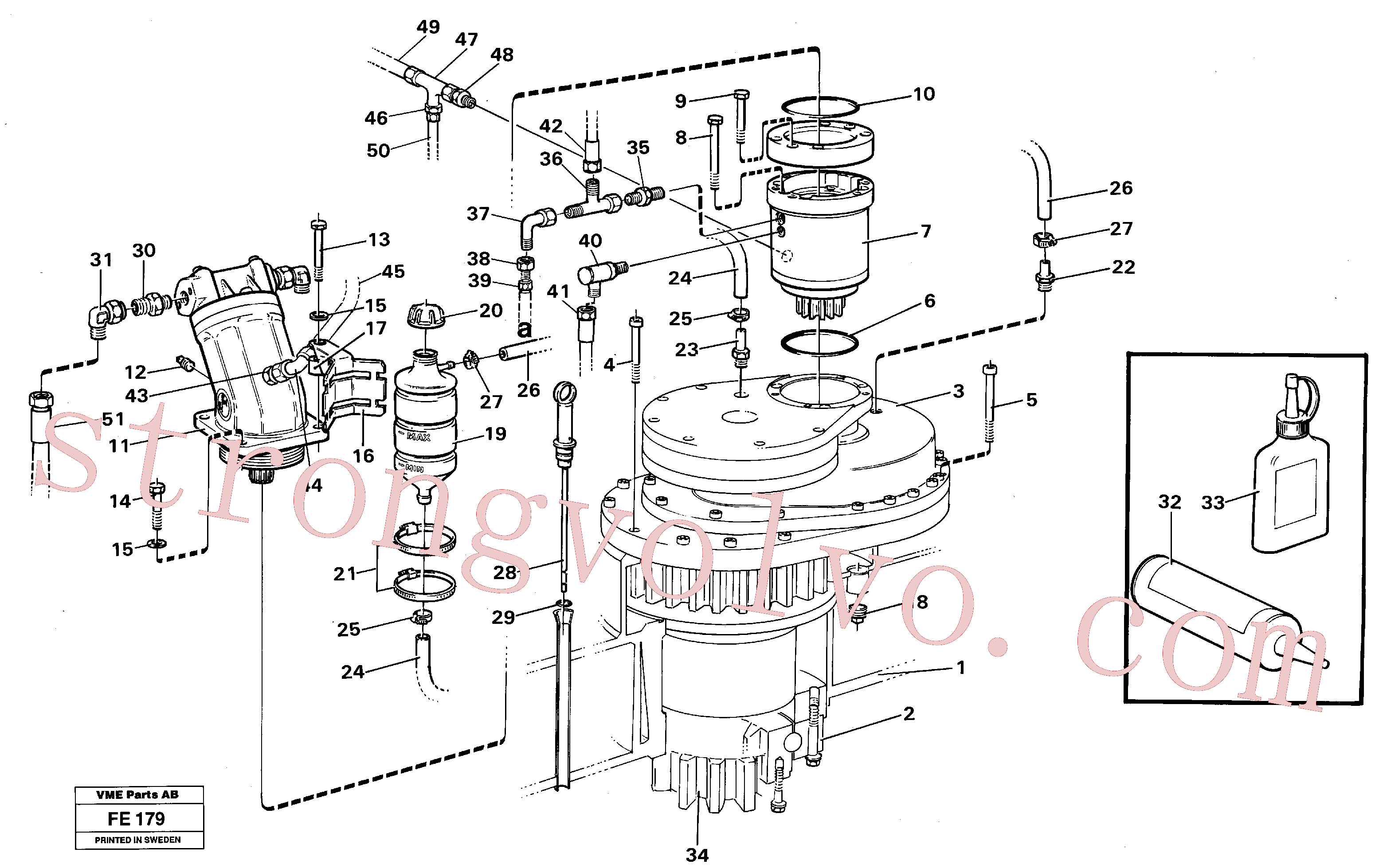 Volvo VOE14012339 Anel-o Volvo Acessórios para escavadeira