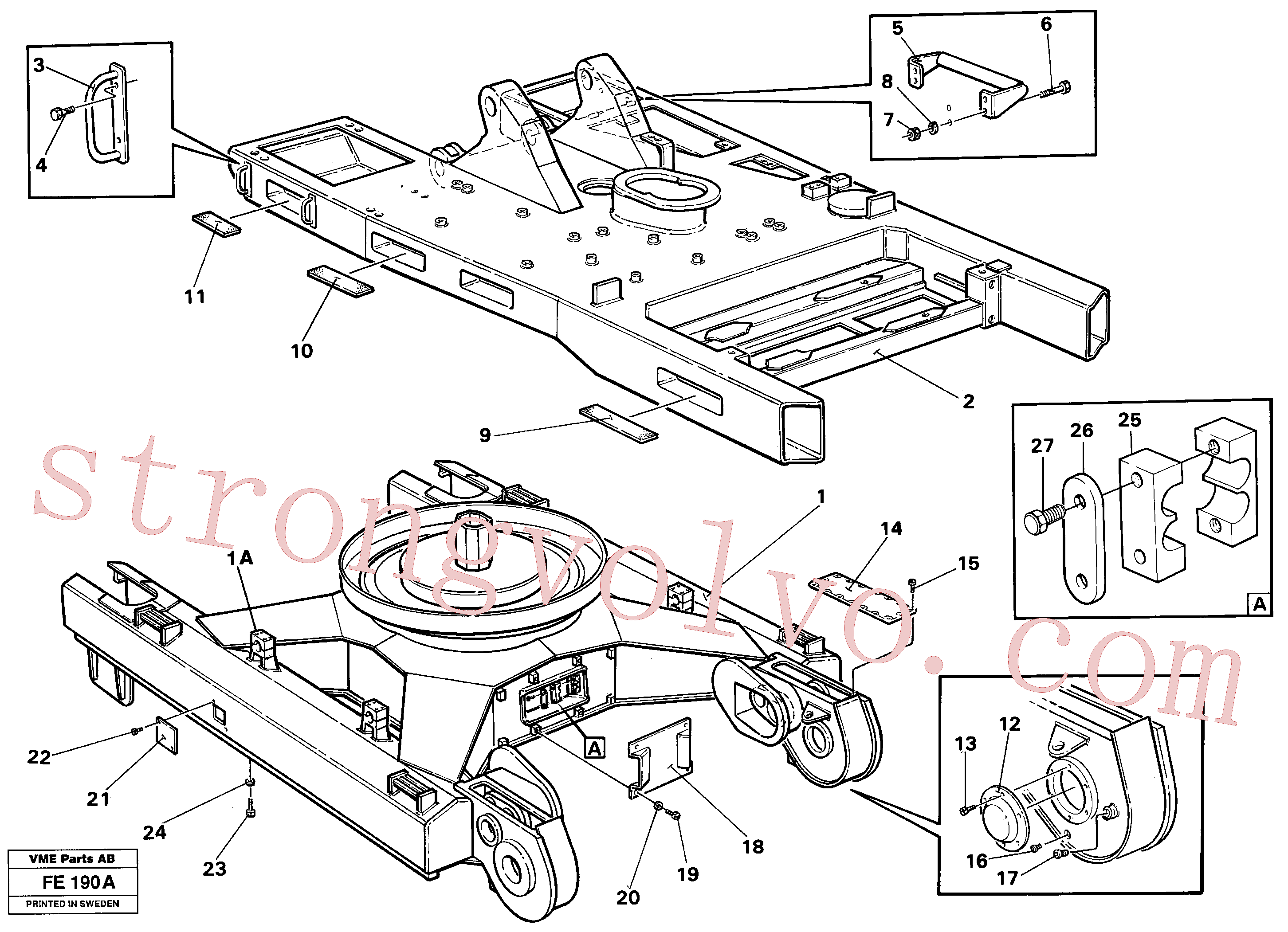 VOE14260215 Volvo Substrutura(FE190A Montagem)
