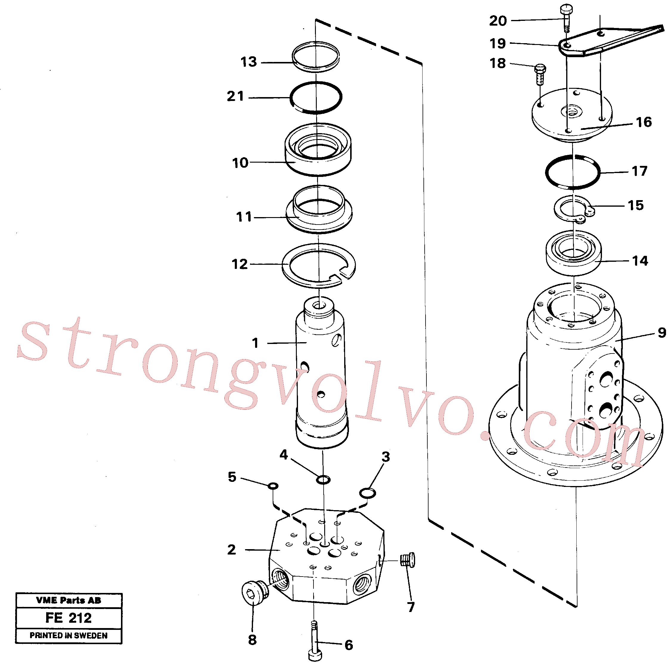 VOE14230083 Volvo Rótula(FE212 Montagem)