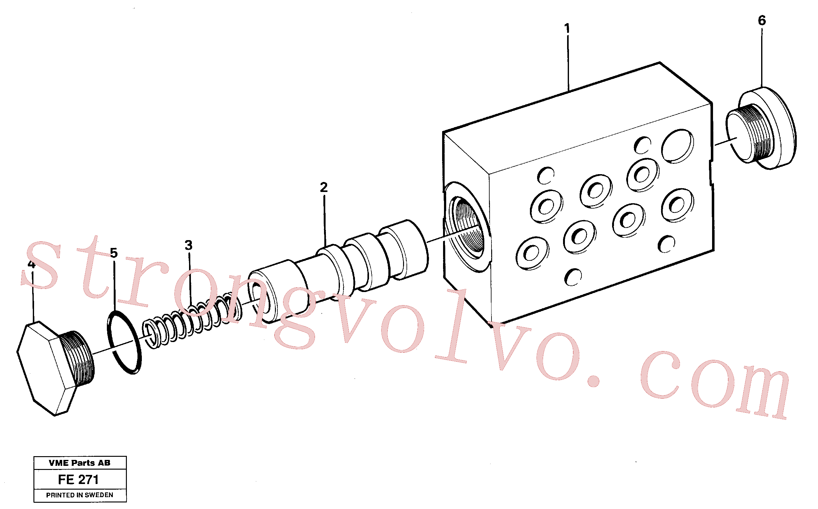 VOE14258623 Carcaça Inscreva-se para Volvo Acessórios para escavadeira