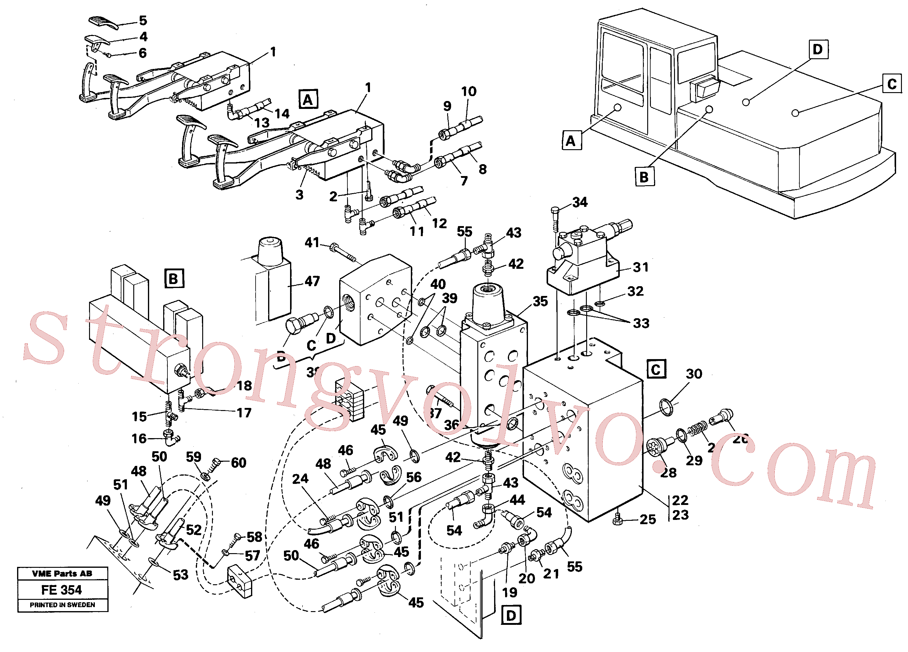 Volvo Acessórios para escavadeira VOE14266438 Guia Acessórios