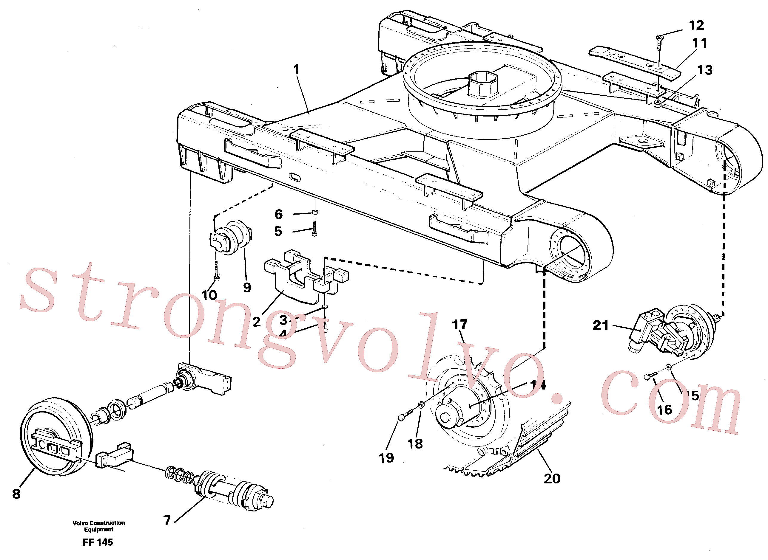 VOE963319 Volvo Substrutura(FF145 Montagem)