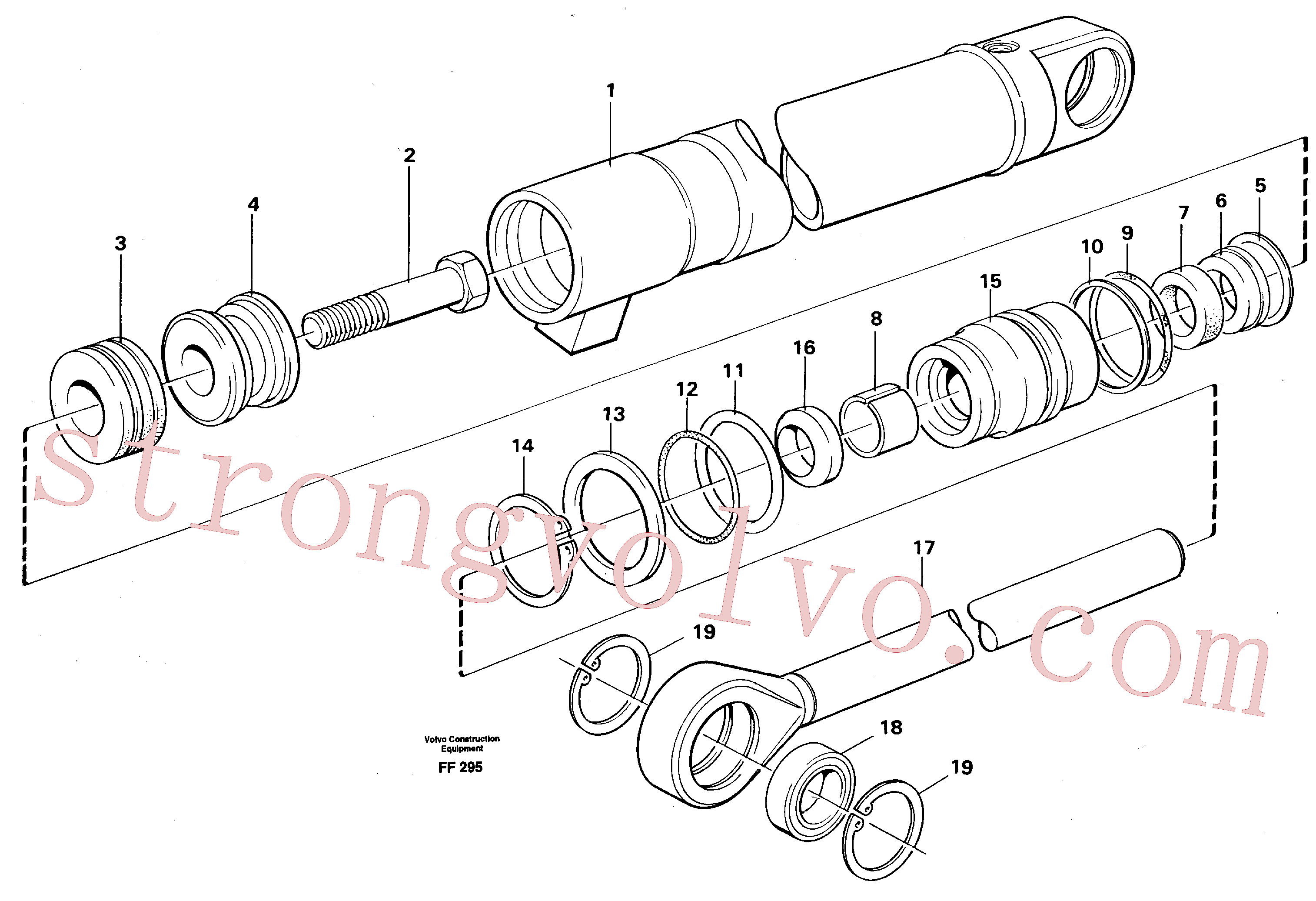 Atacado VOE14251912 Arruela Volvo escavadeira