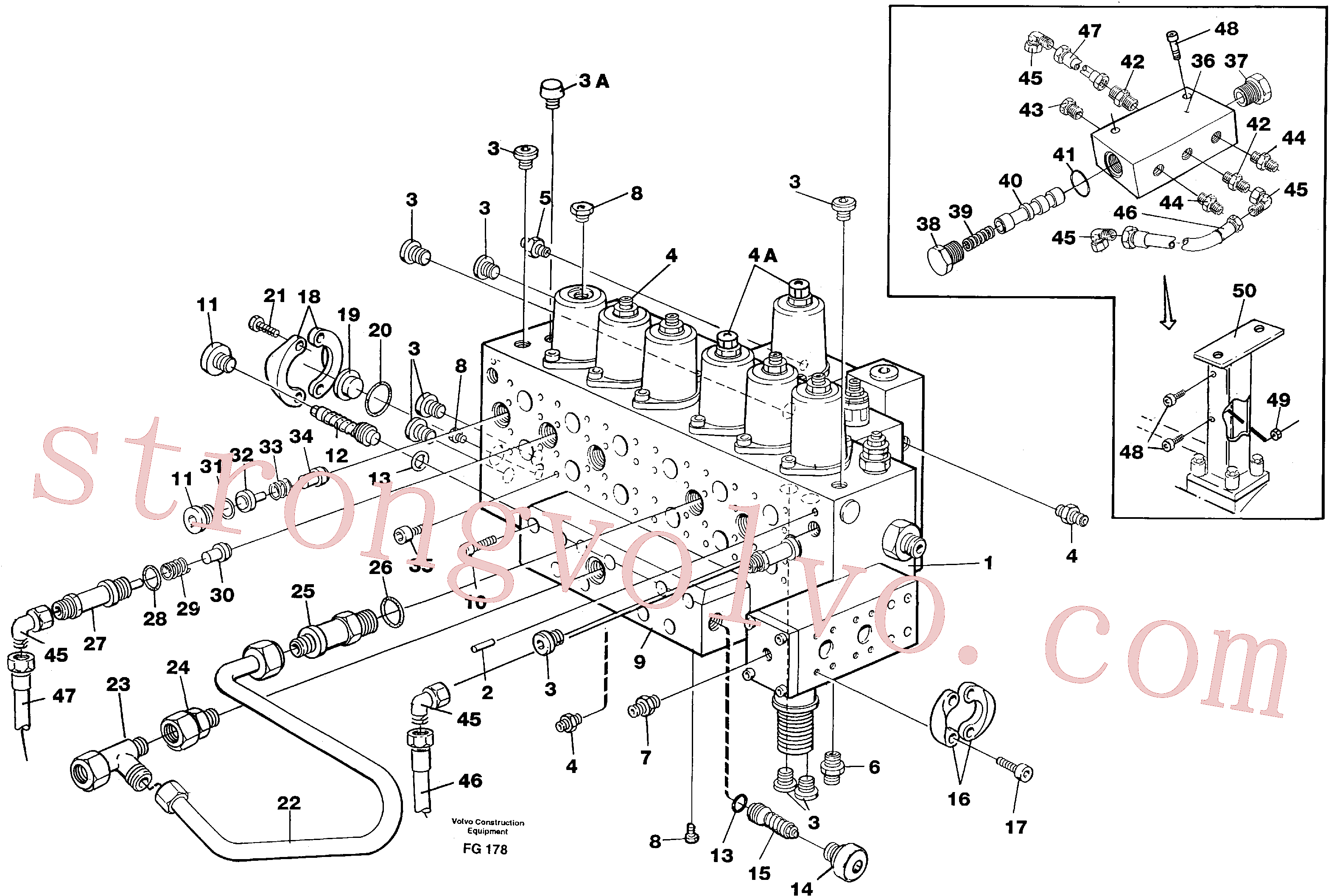 Volvo Acessórios para escavadeira VOE14343364 Guia Acessórios