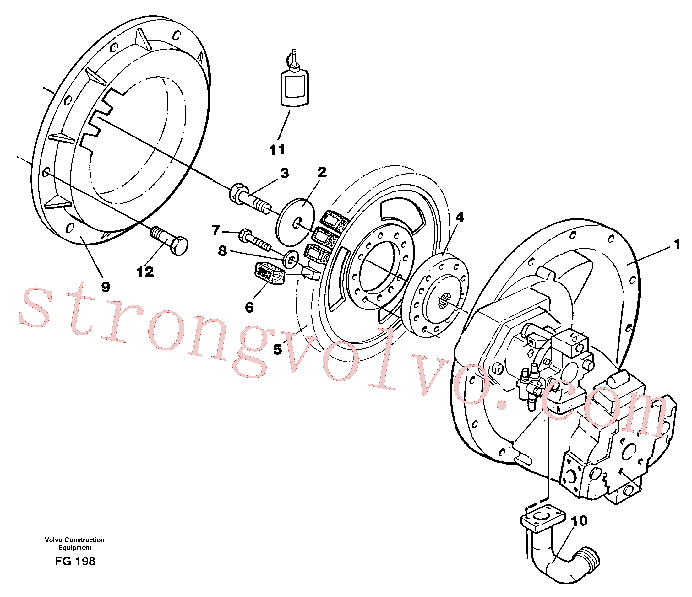 VOE14023279 Allen Hd Screw Inscreva-se para Volvo Acessórios para escavadeira