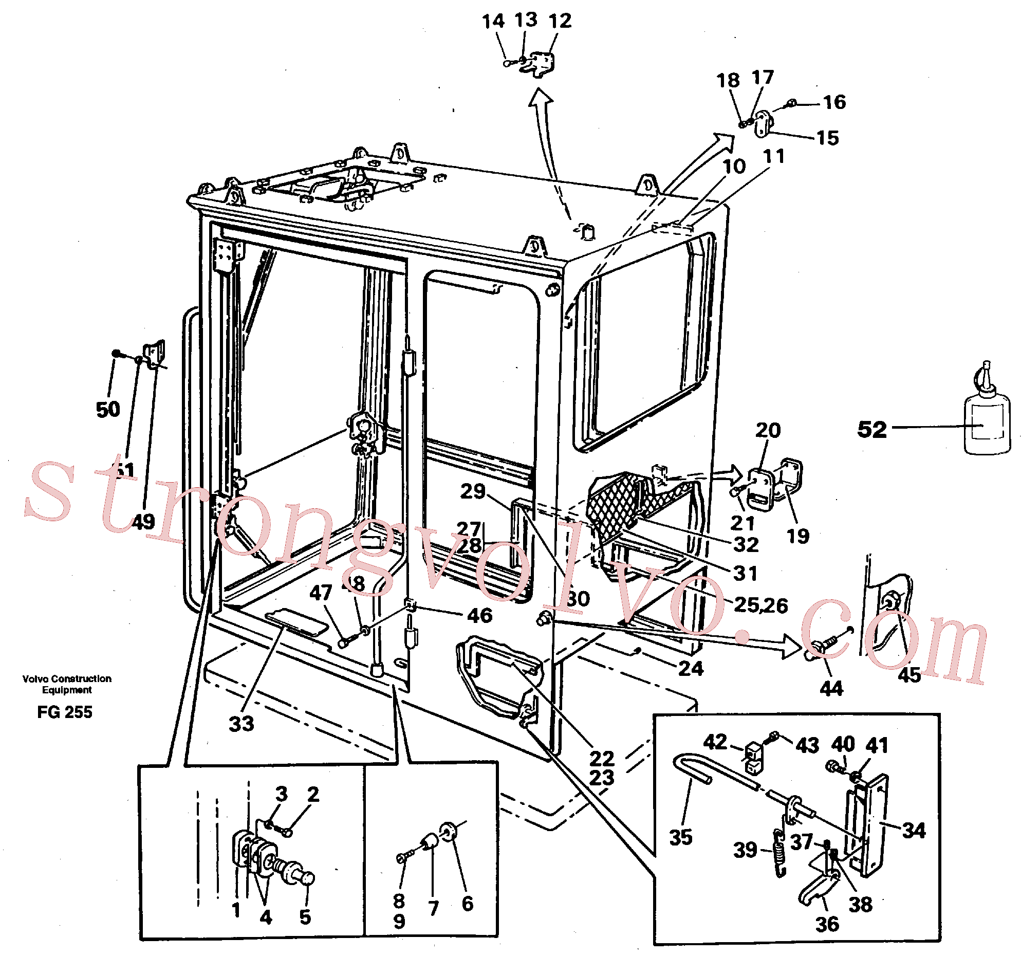 VOE14054982 Volvo Componentes internos(FG255 Montagem)