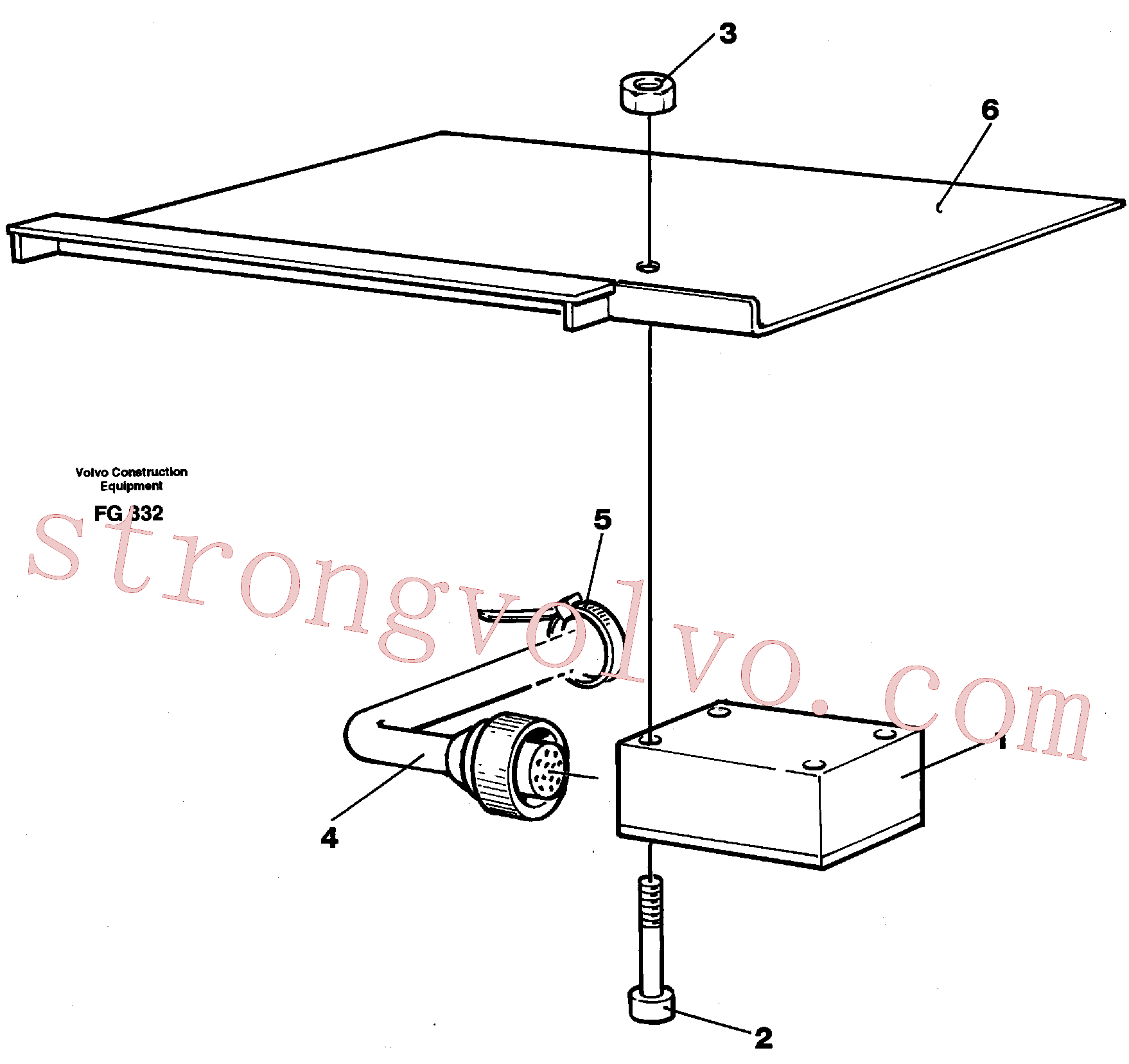 Volvo Acessórios para escavadeira VOE14245946 Chicote cabos Acessórios