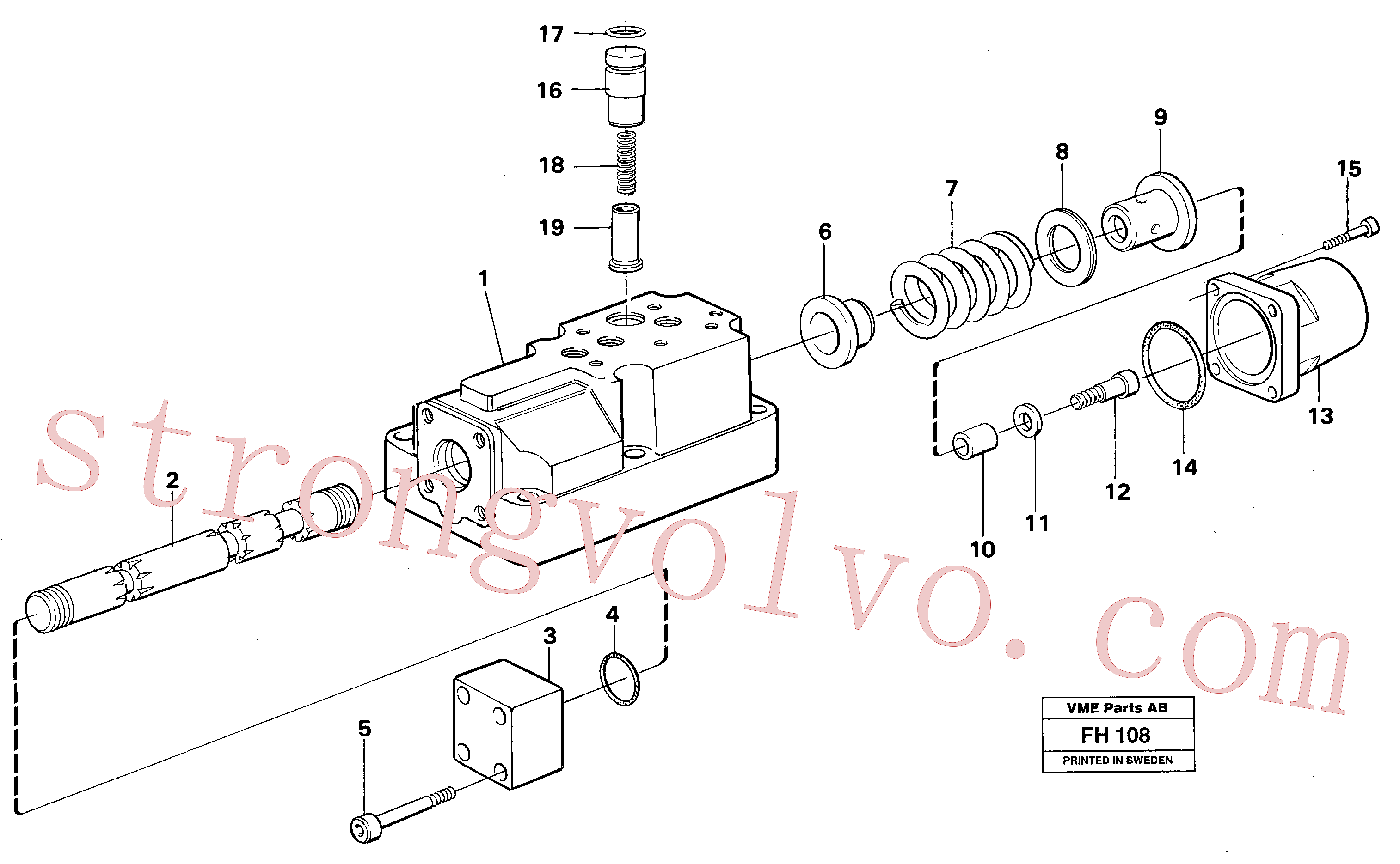 Volvo Montagem VOE14252119 Slide Acessórios