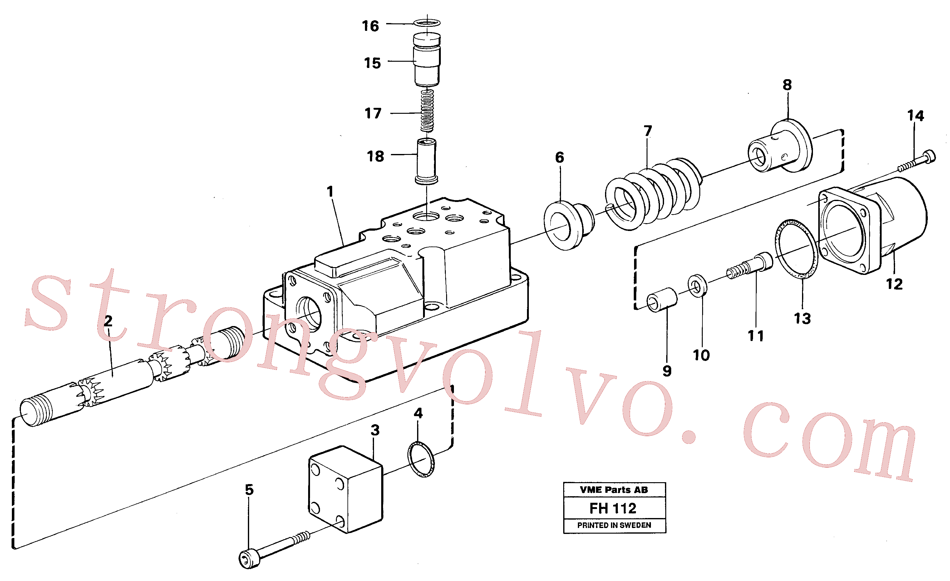 Volvo Montagem VOE14246561 Capô Acessórios