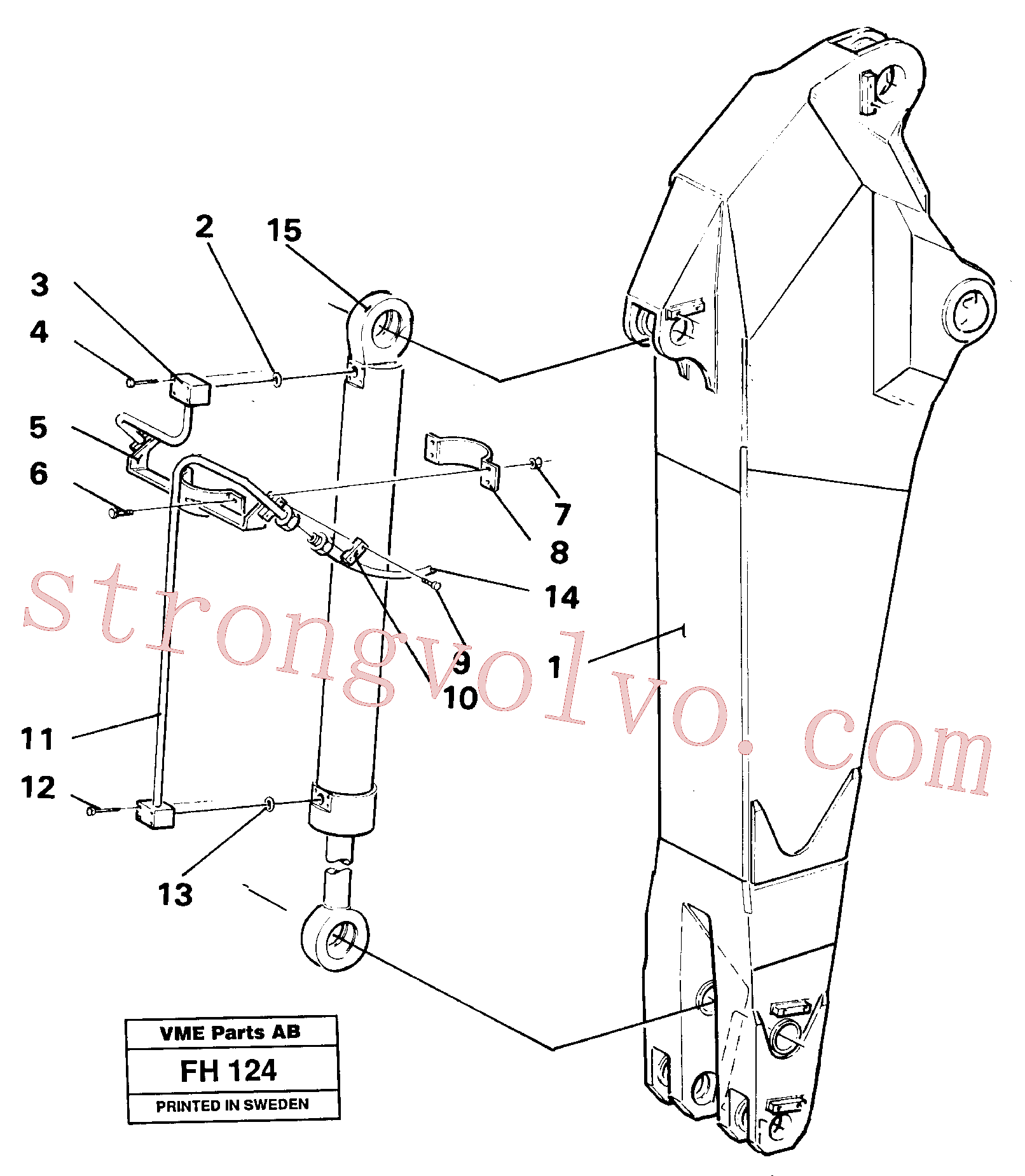 Atacado VOE14254526 Tube Assembly Volvo escavadeira