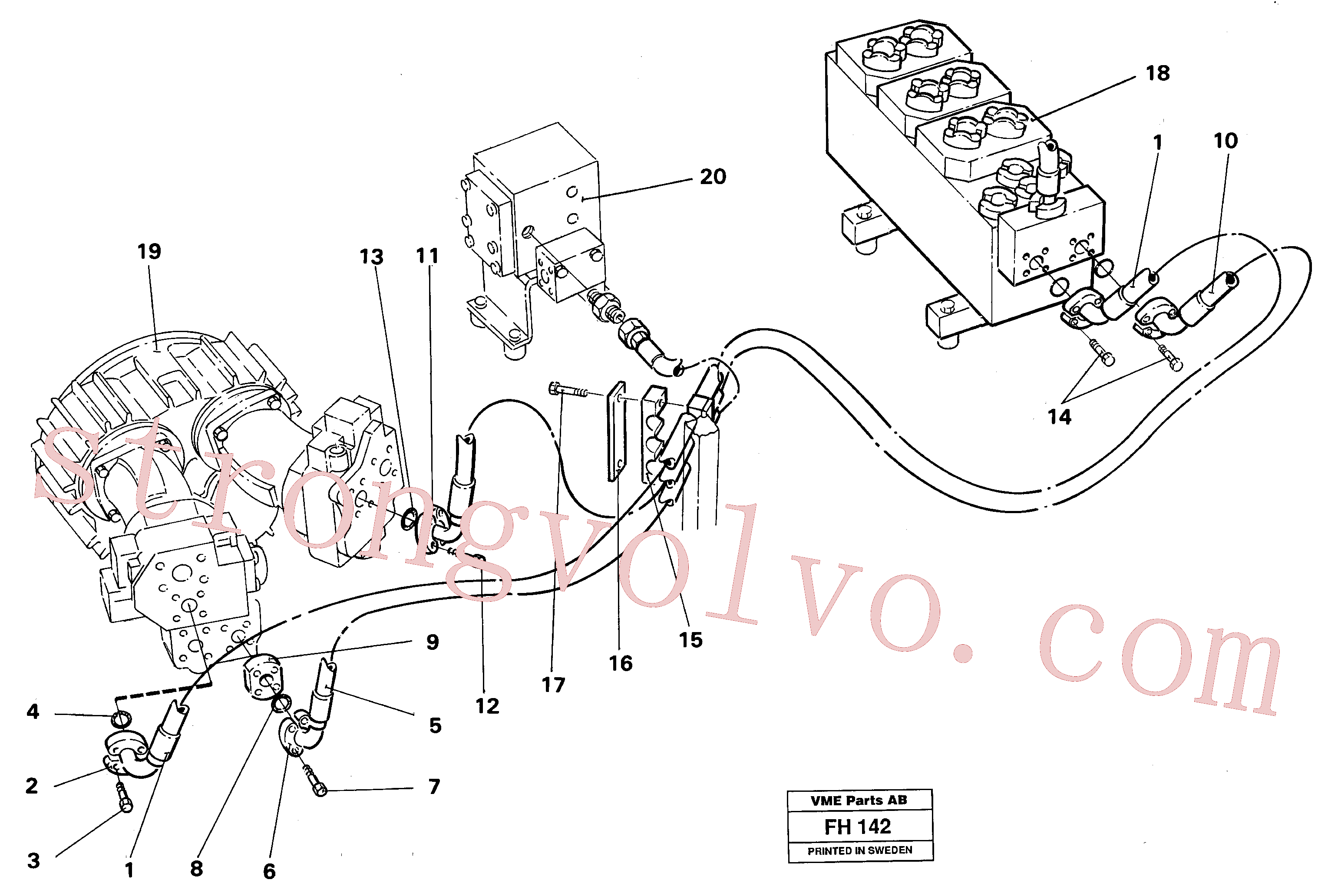 Volvo Montagem VOE14238926 Xtraflex/5000 Acessórios